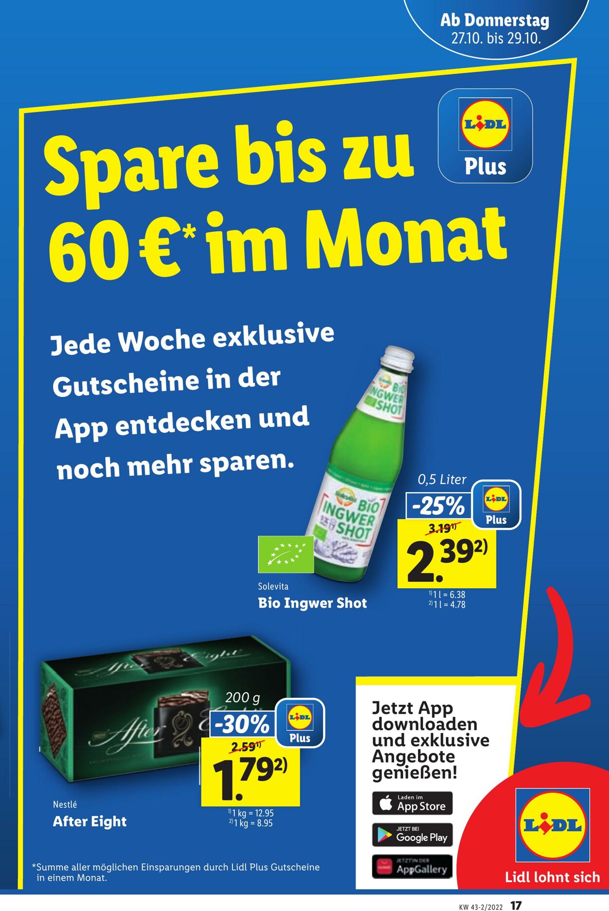 Prospekt Lidl 27.10.2022 - 02.11.2022