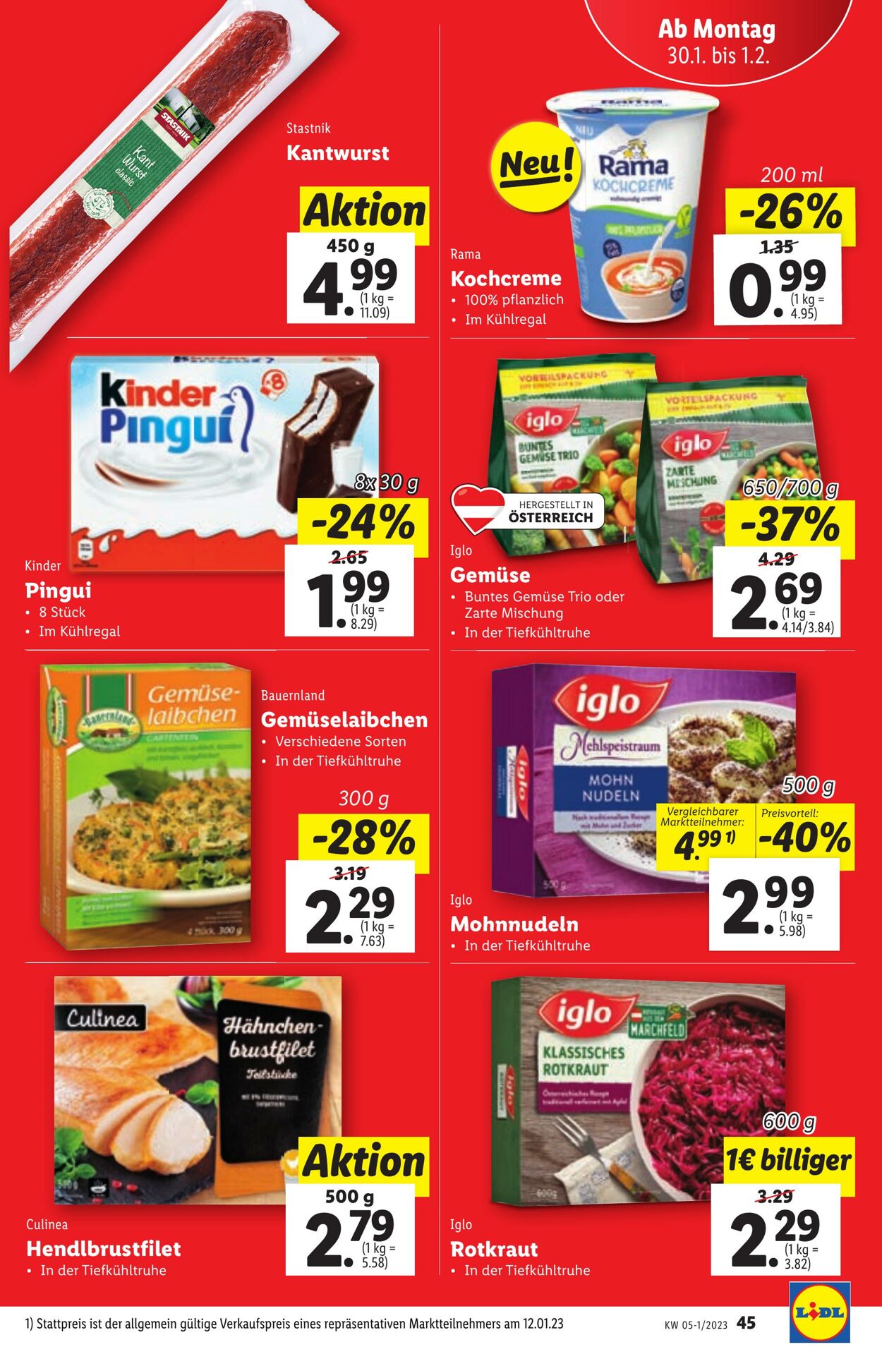 Prospekt Lidl 26.01.2023 - 01.02.2023