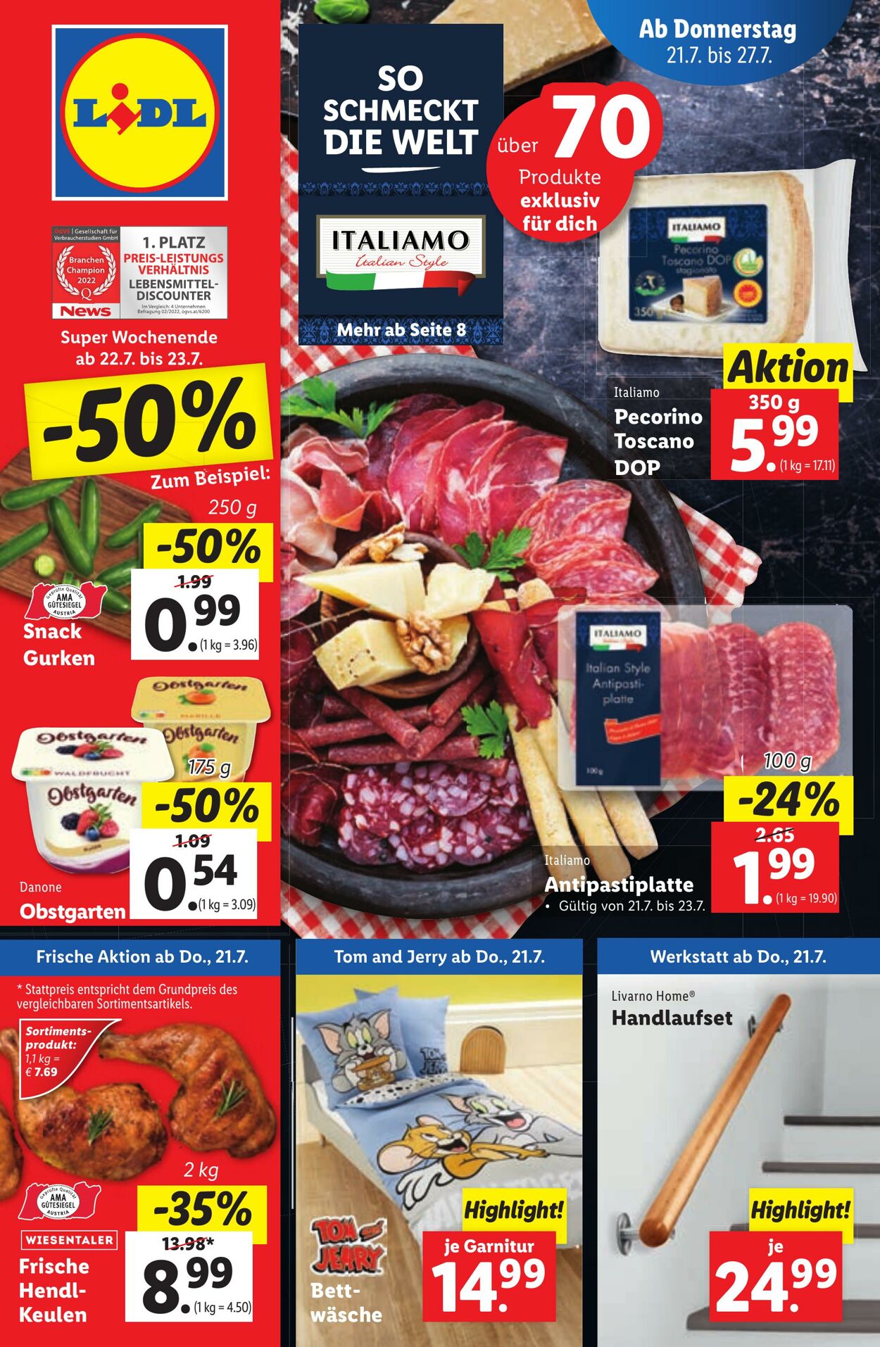 Prospekt Lidl 21.07.2022 - 27.07.2022