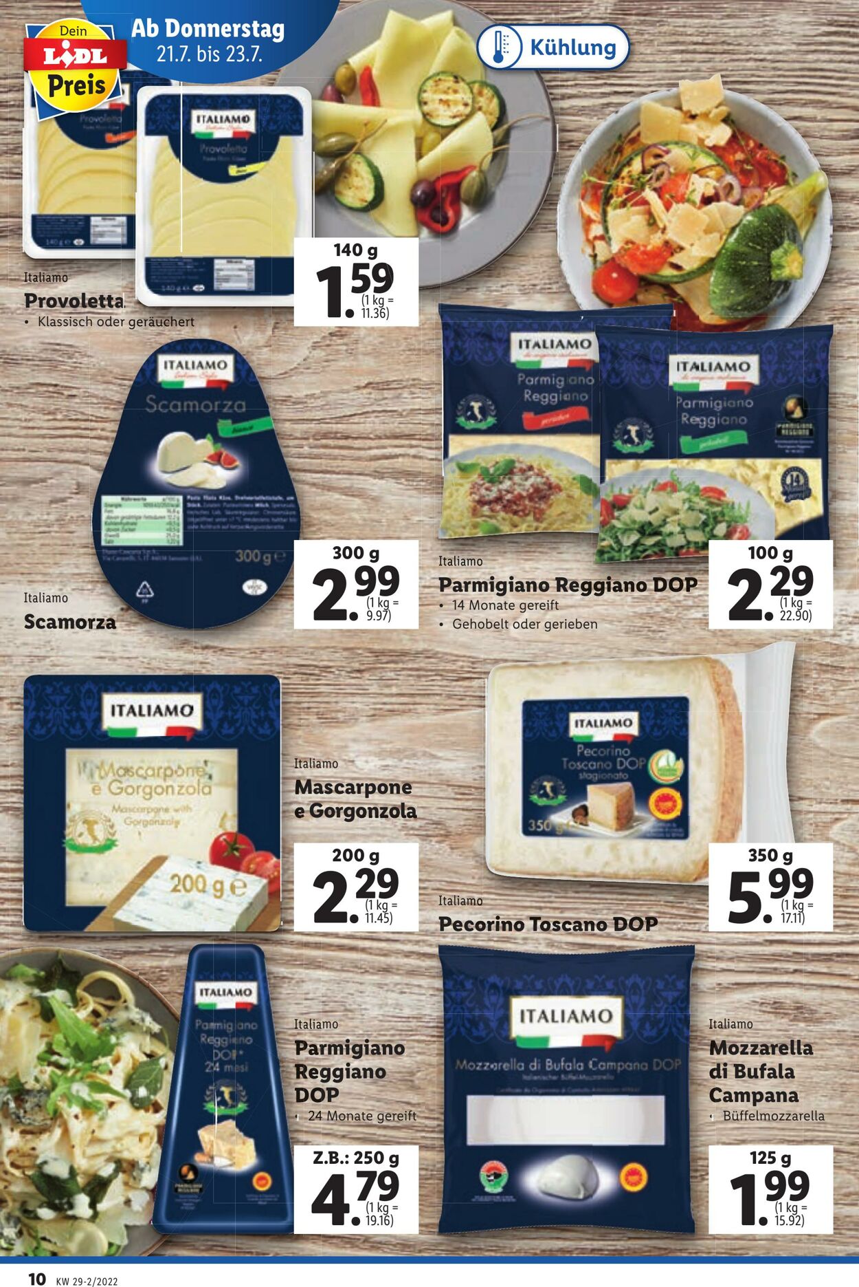 Prospekt Lidl 21.07.2022 - 27.07.2022