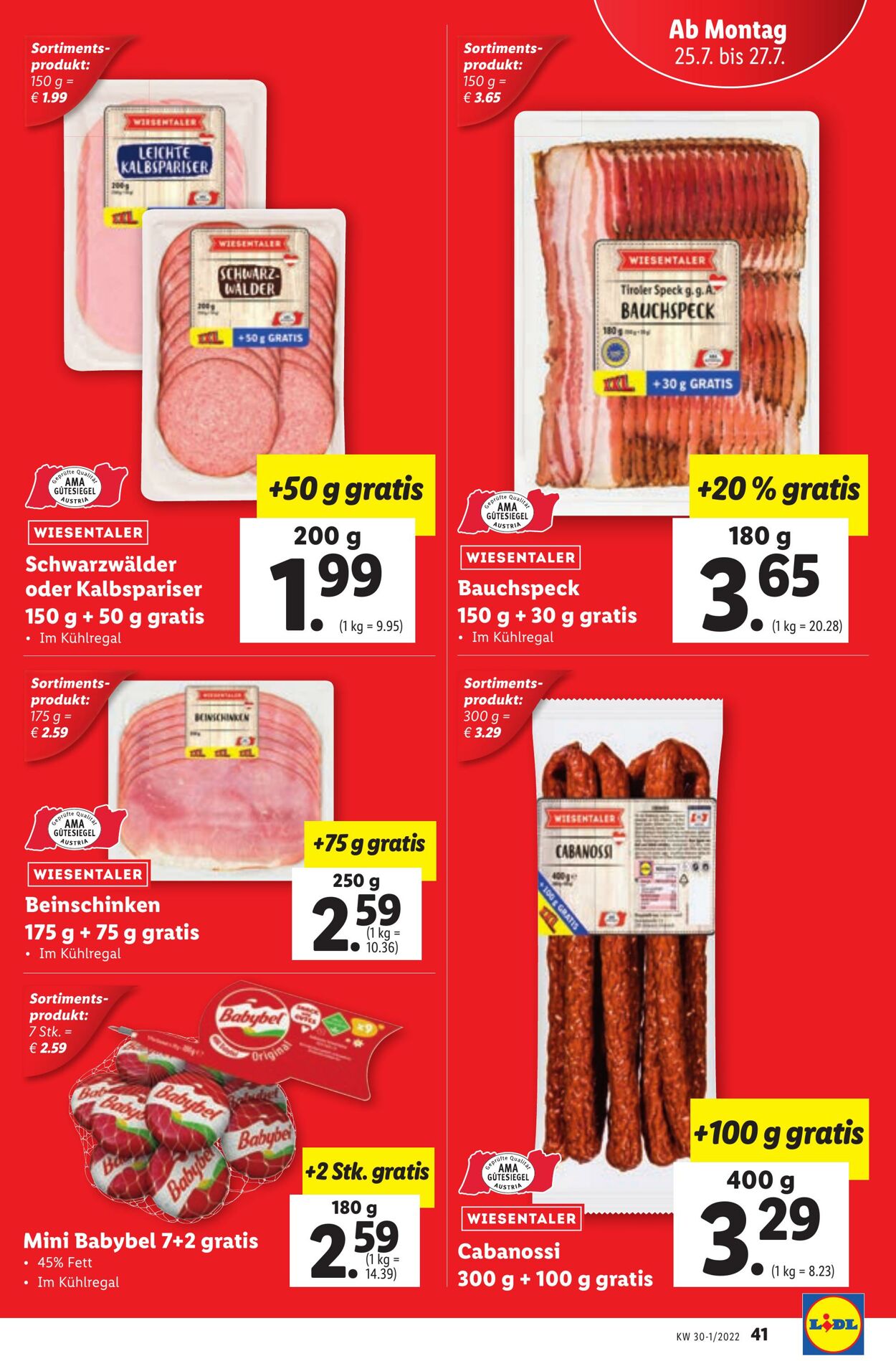 Prospekt Lidl 21.07.2022 - 27.07.2022