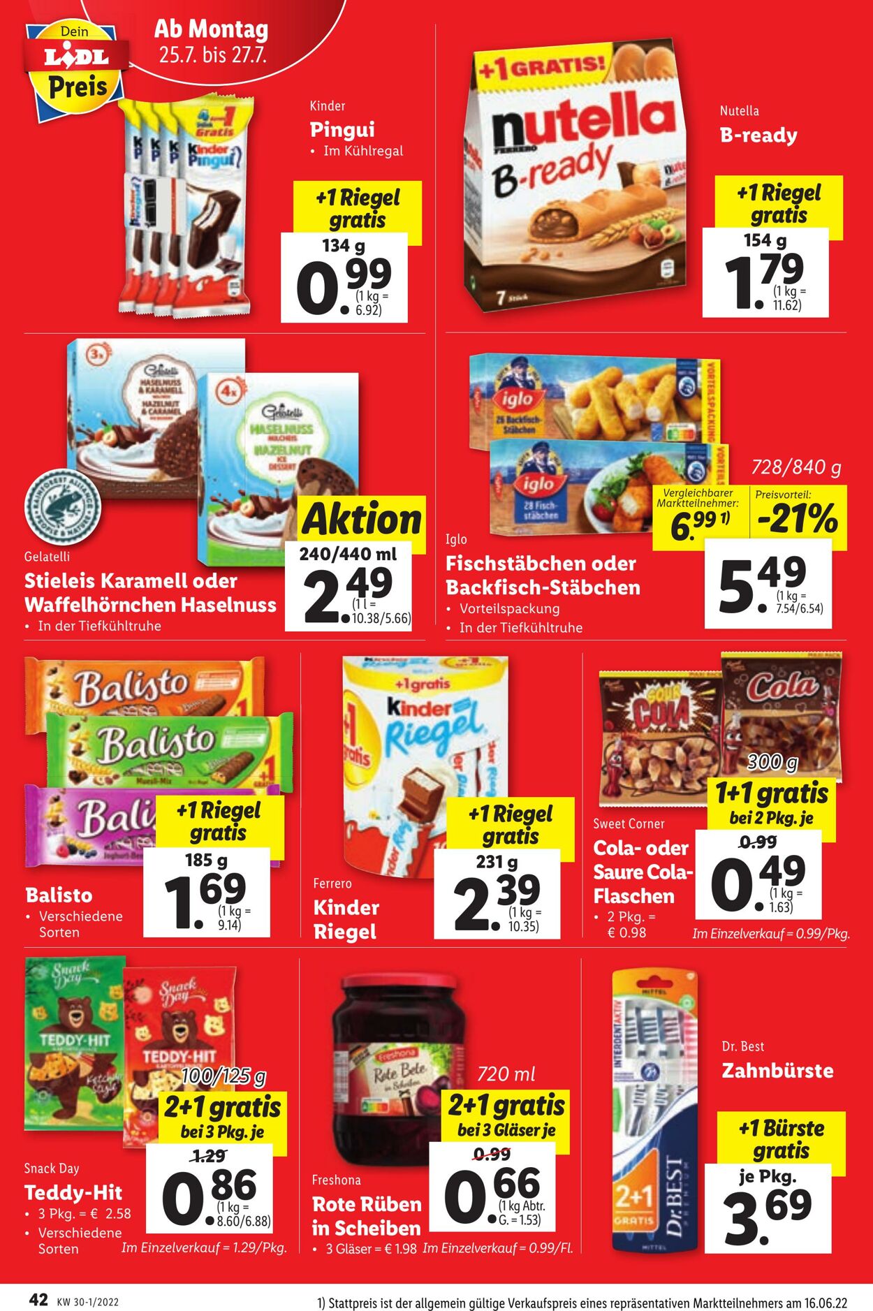 Prospekt Lidl 21.07.2022 - 27.07.2022