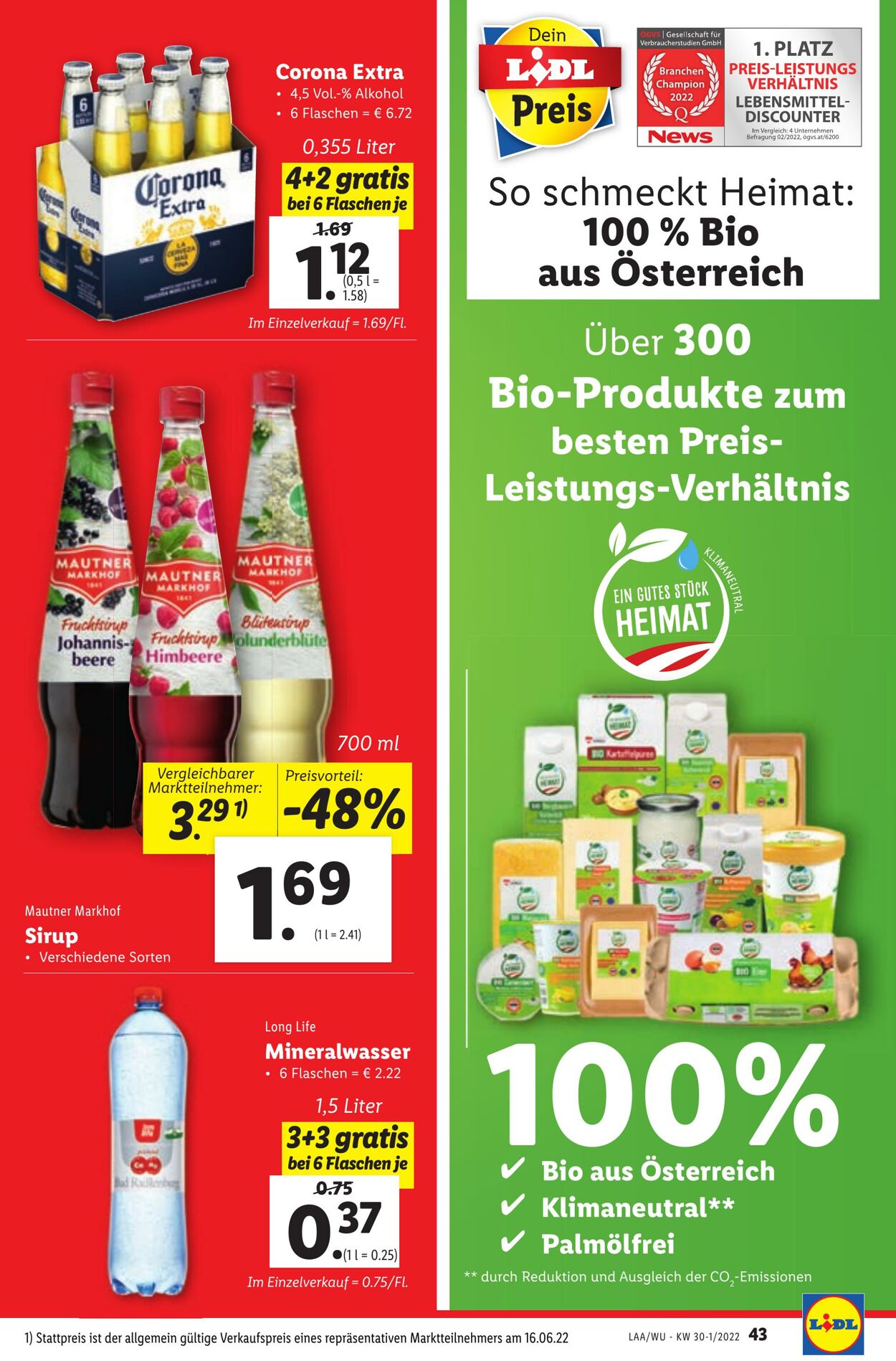 Prospekt Lidl 21.07.2022 - 27.07.2022