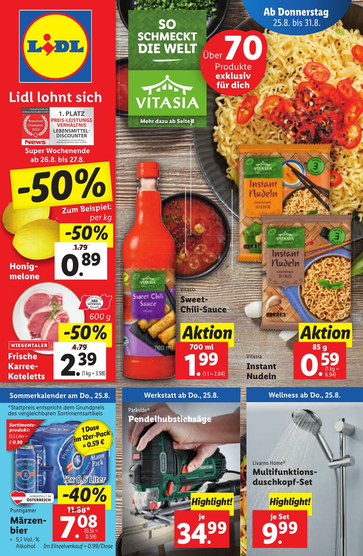 Prospekt Lidl 25.08.2022 - 31.08.2022