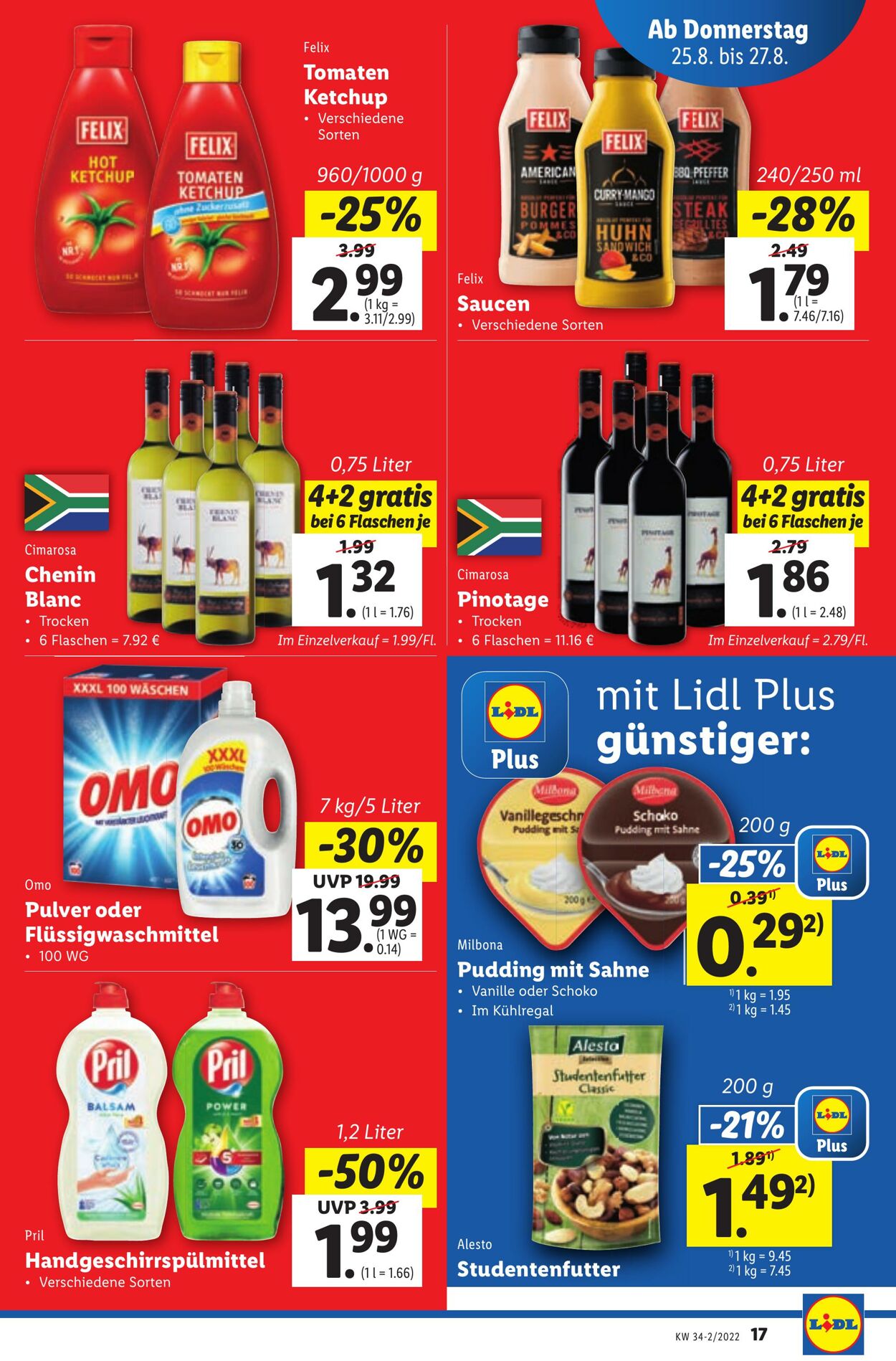 Prospekt Lidl 25.08.2022 - 31.08.2022