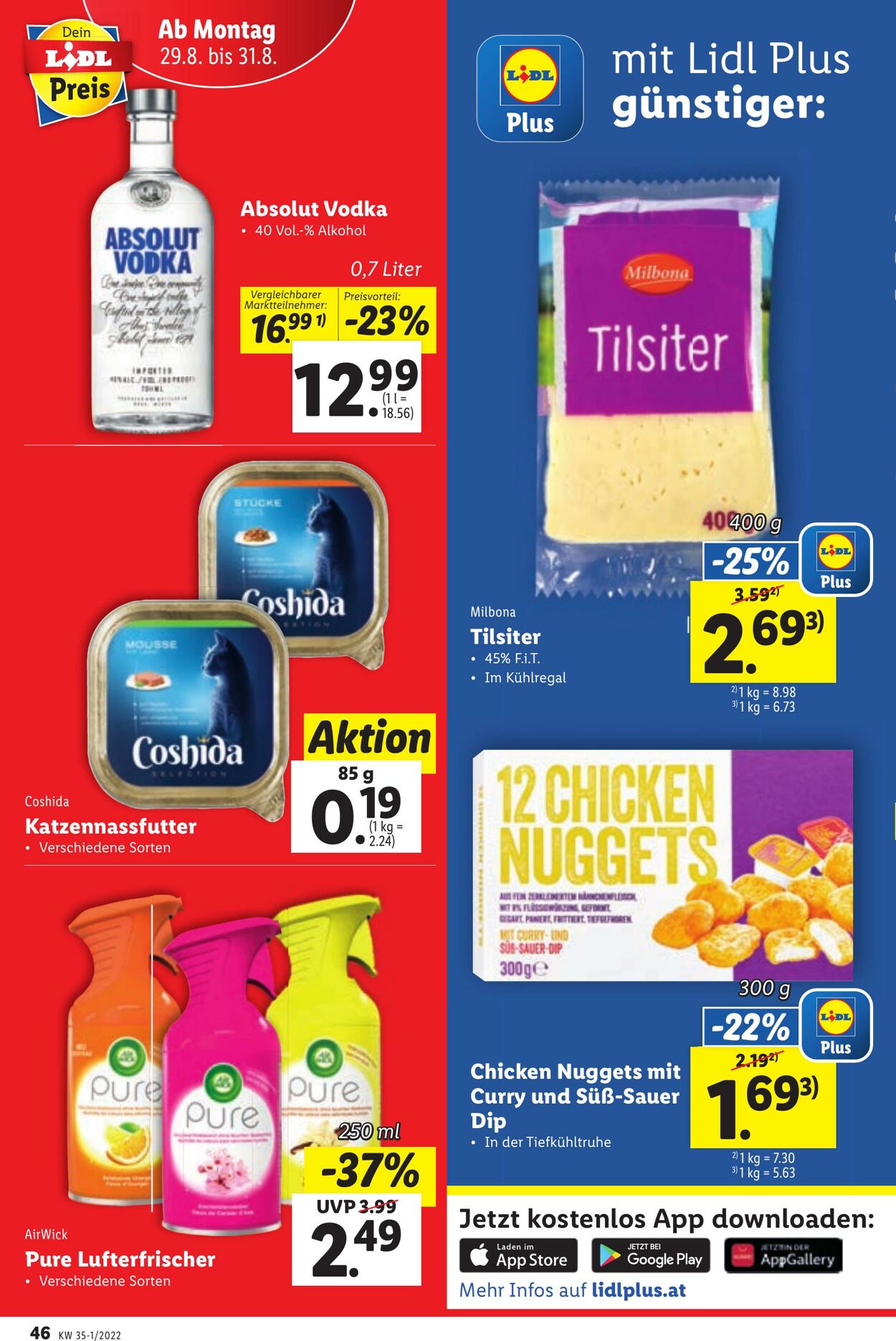 Prospekt Lidl 25.08.2022 - 31.08.2022