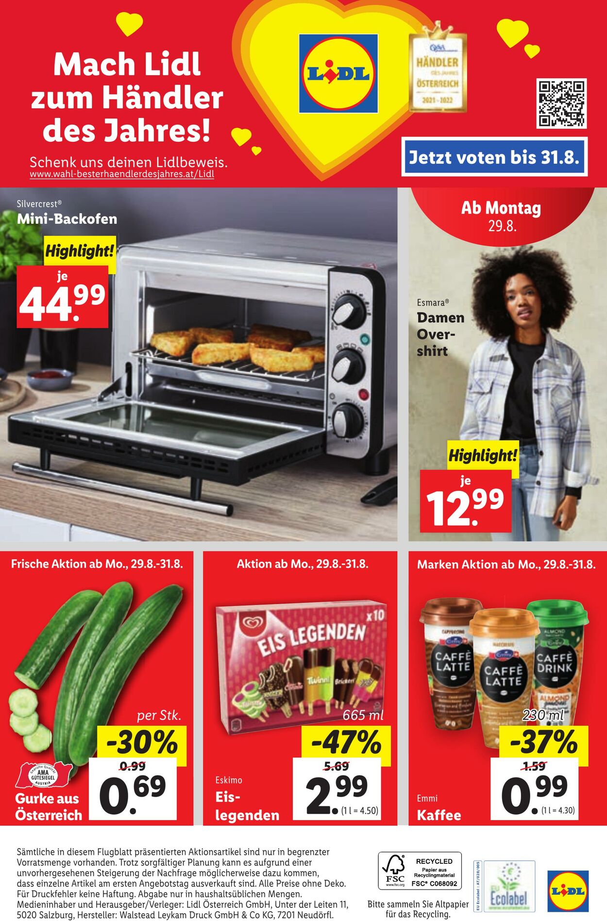 Prospekt Lidl 25.08.2022 - 31.08.2022