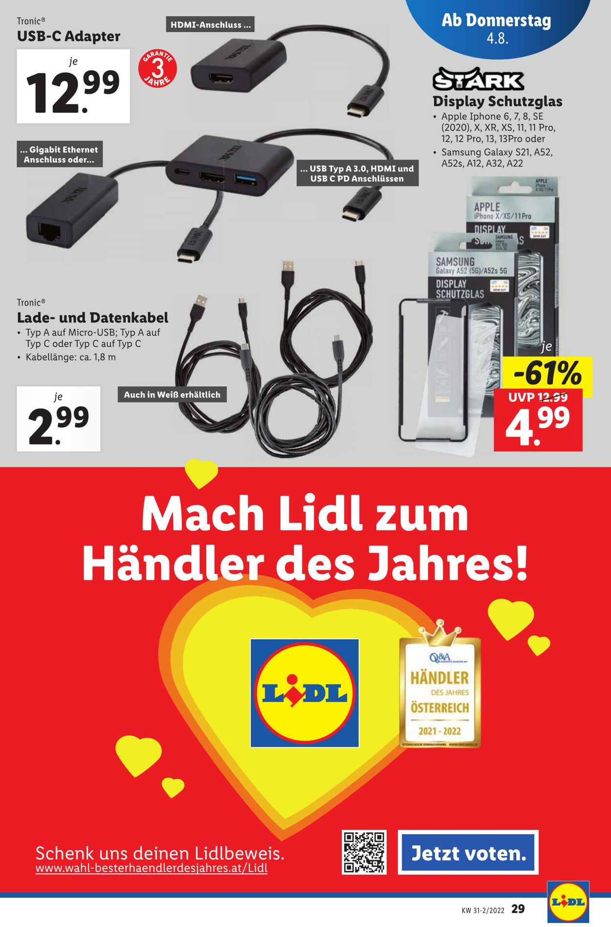 Prospekt Lidl 04.08.2022 - 10.08.2022