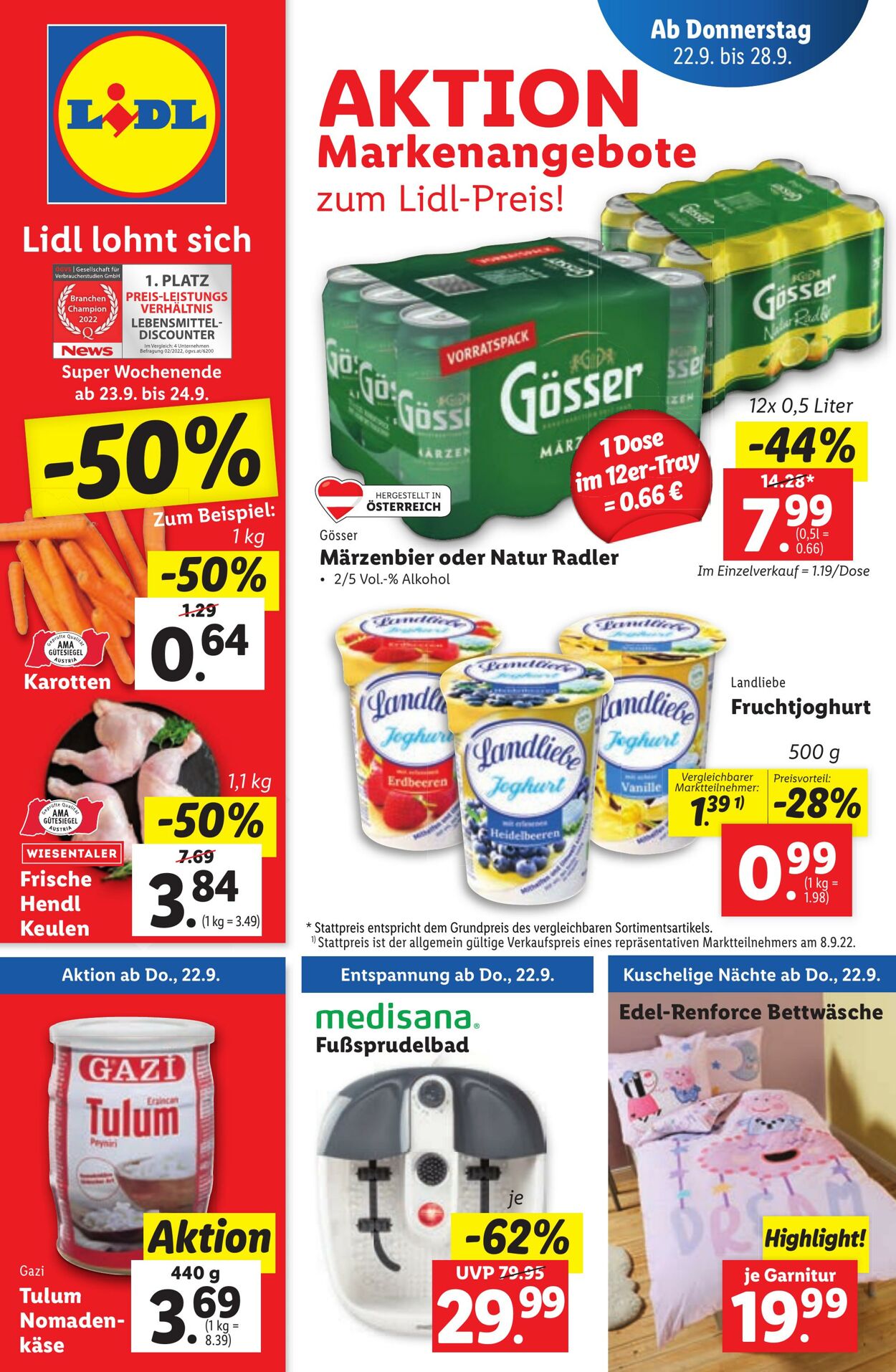 Prospekt Lidl 22.09.2022 - 28.09.2022