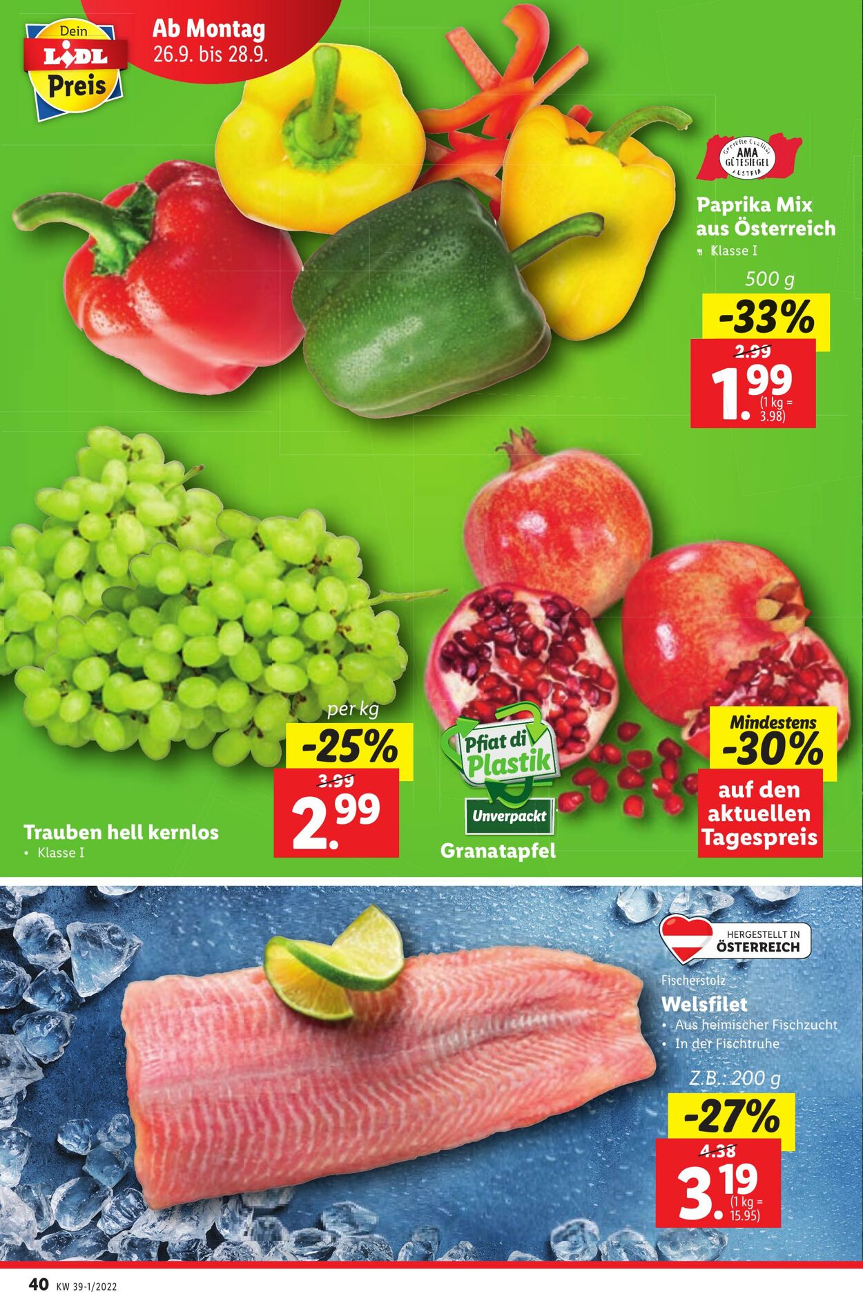 Prospekt Lidl 22.09.2022 - 28.09.2022