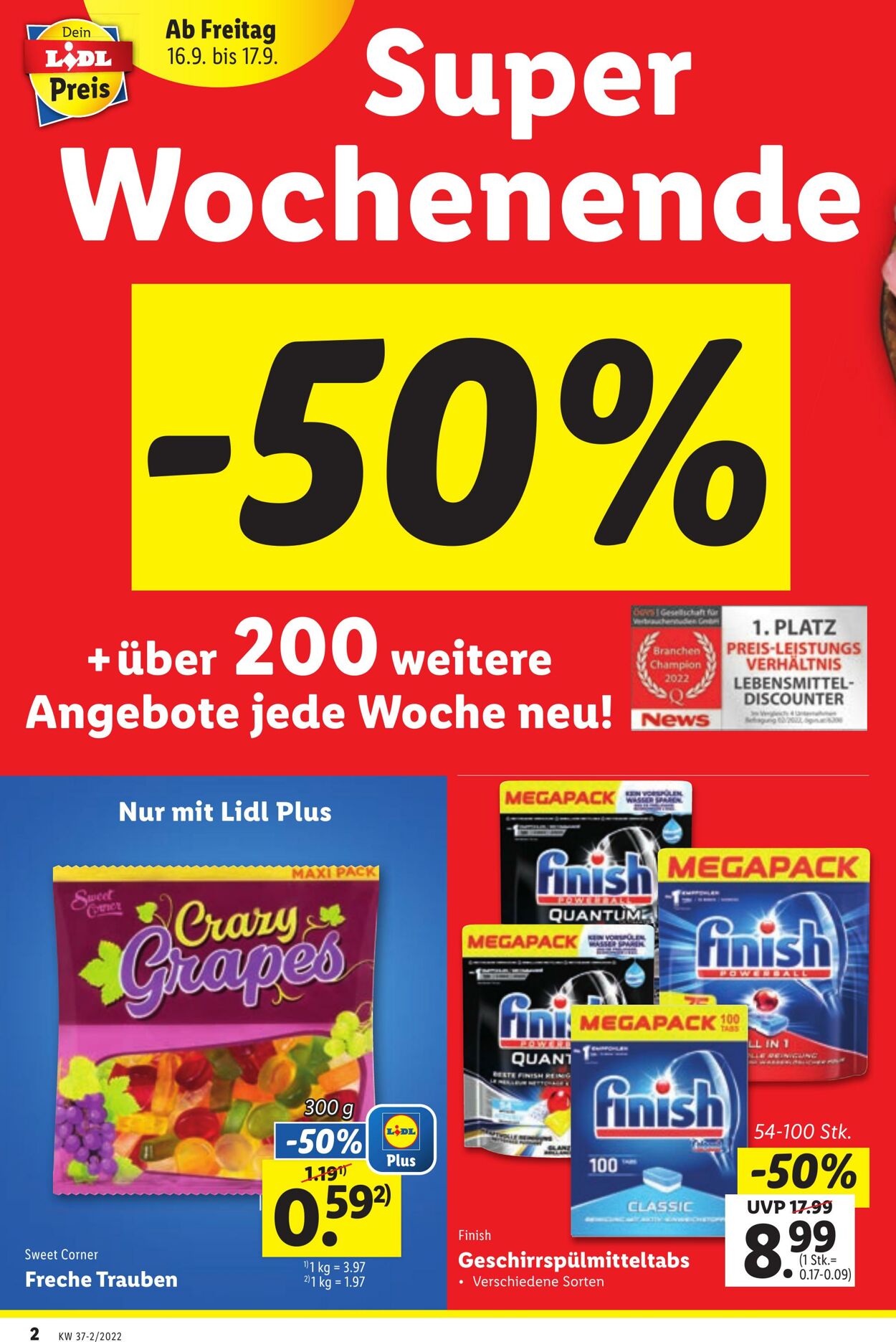 Prospekt Lidl 15.09.2022 - 21.09.2022