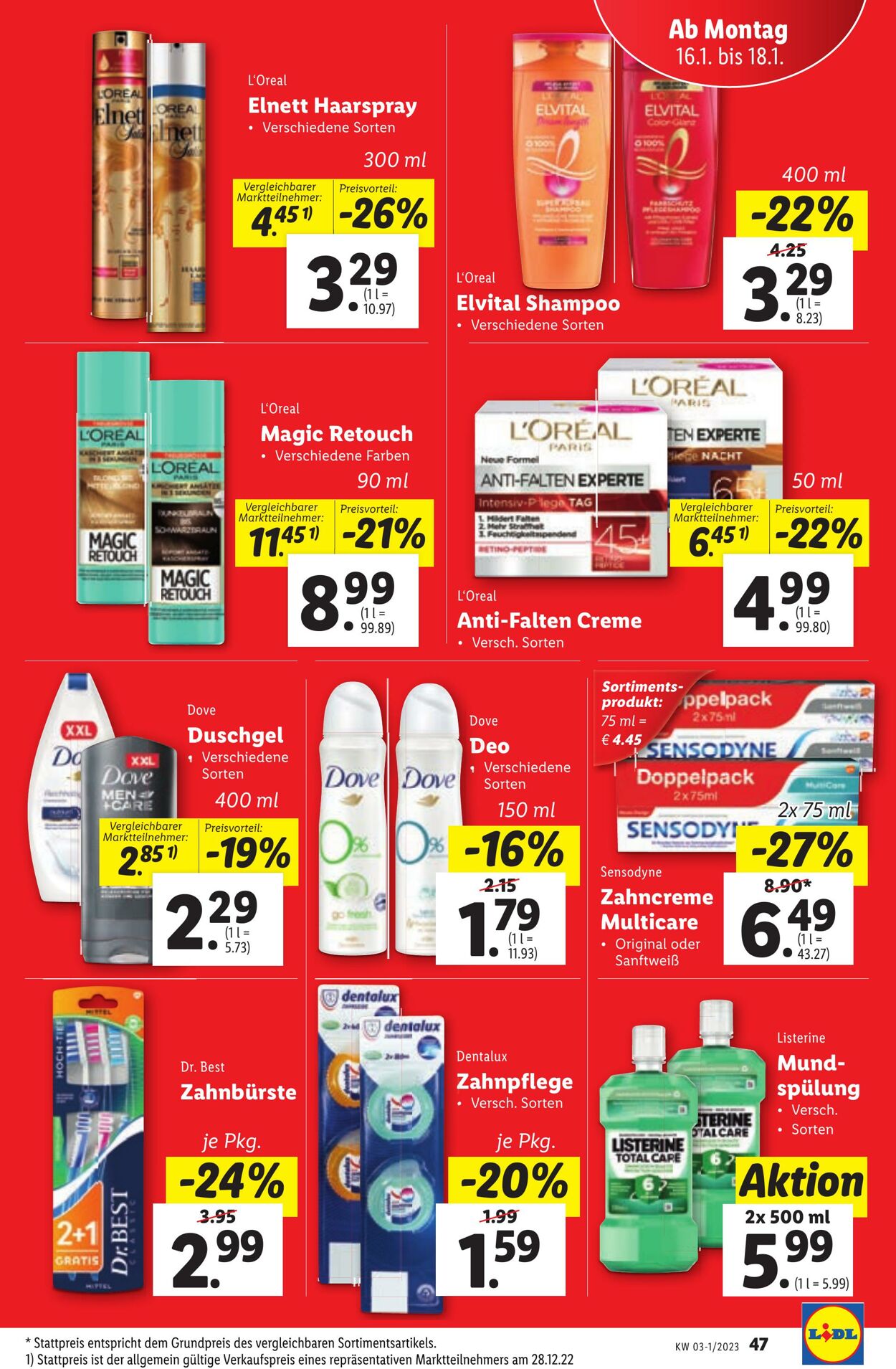 Prospekt Lidl 12.01.2023 - 18.01.2023