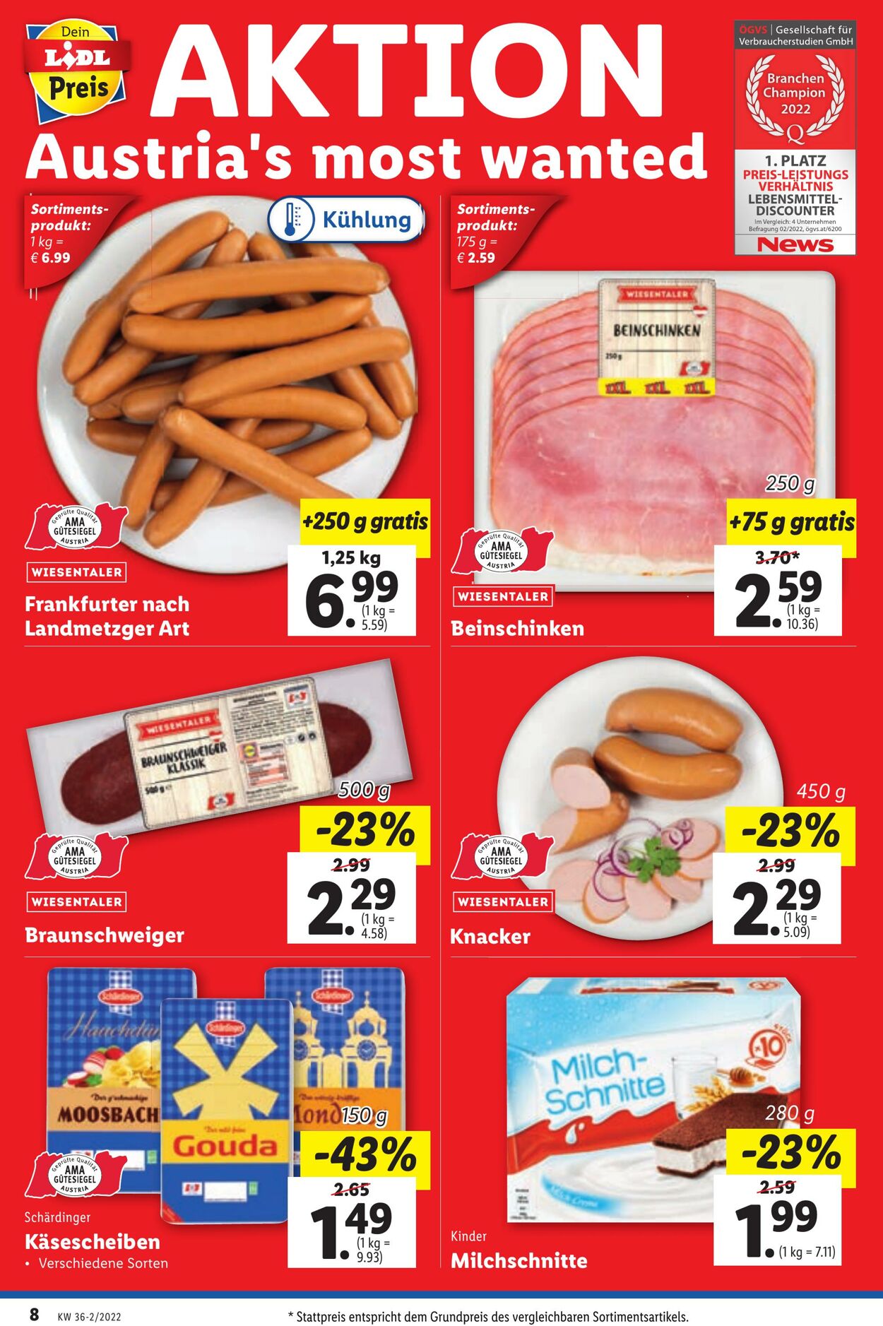 Prospekt Lidl 08.09.2022 - 14.09.2022