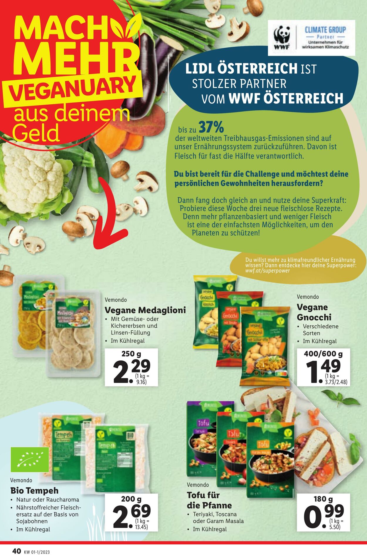 Prospekt Lidl 29.12.2022 - 03.01.2023