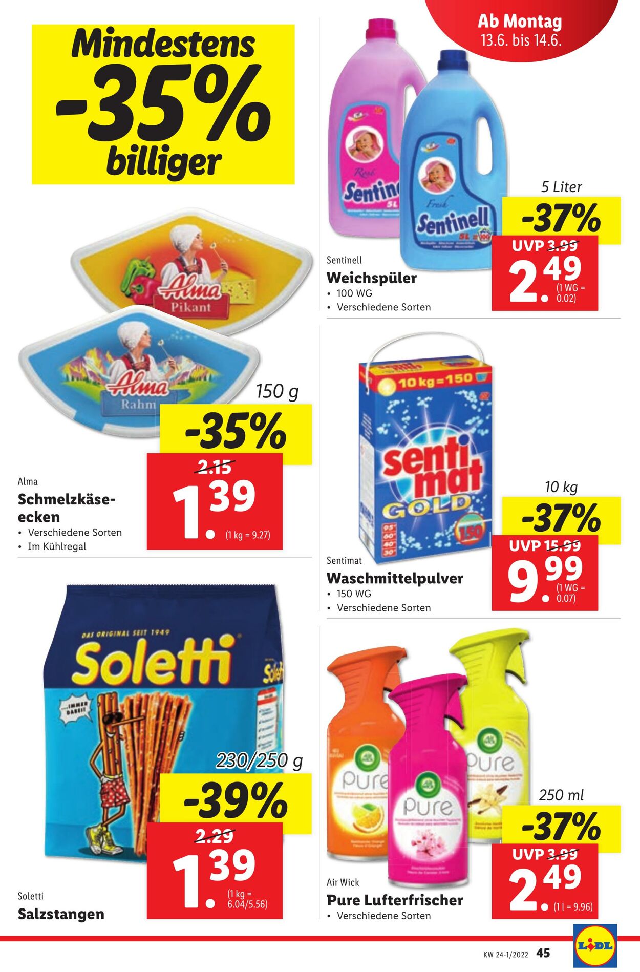 Prospekt Lidl 09.06.2022 - 14.06.2022