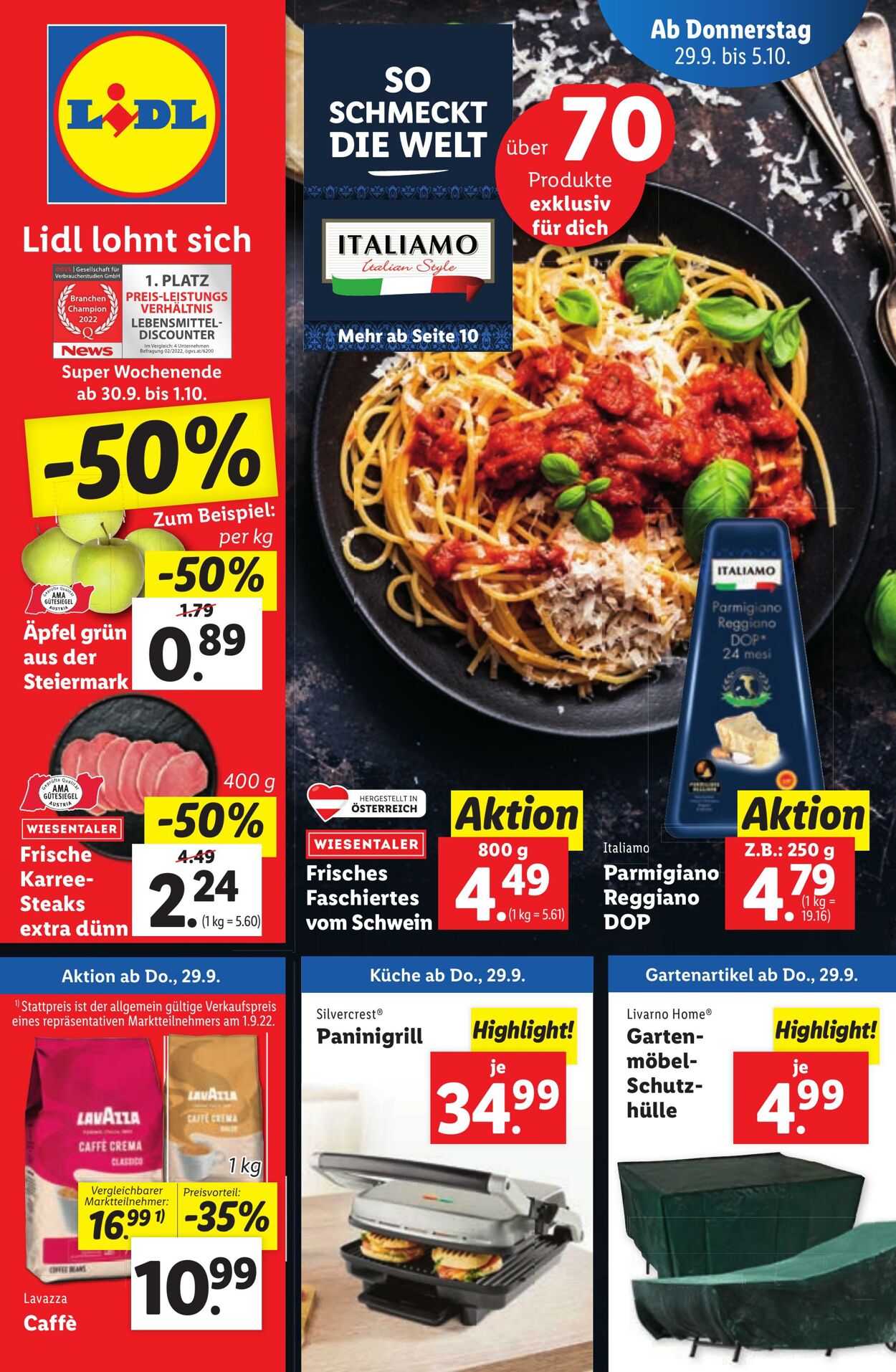 Prospekt Lidl 29.09.2022 - 05.10.2022