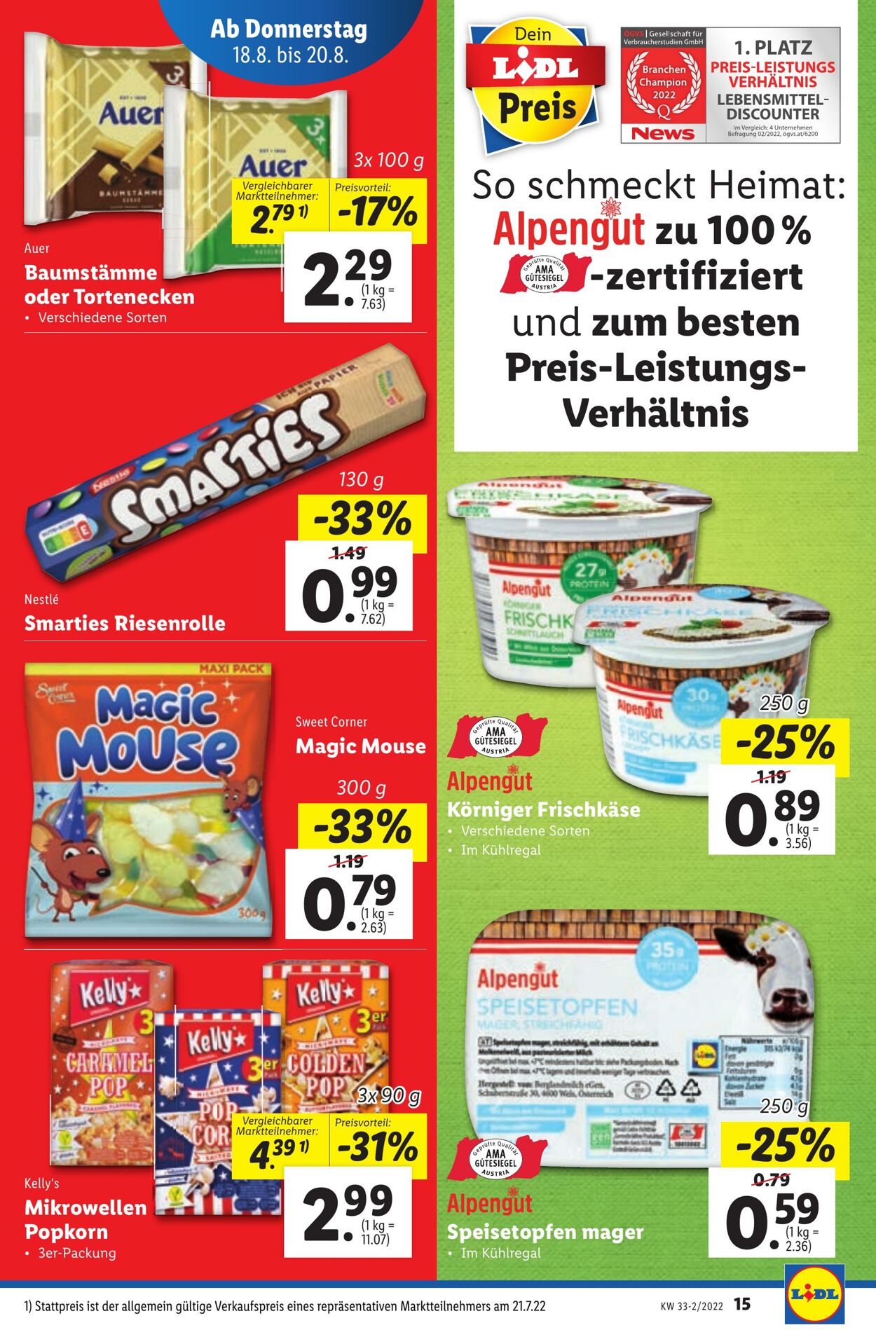 Prospekt Lidl 18.08.2022 - 24.08.2022