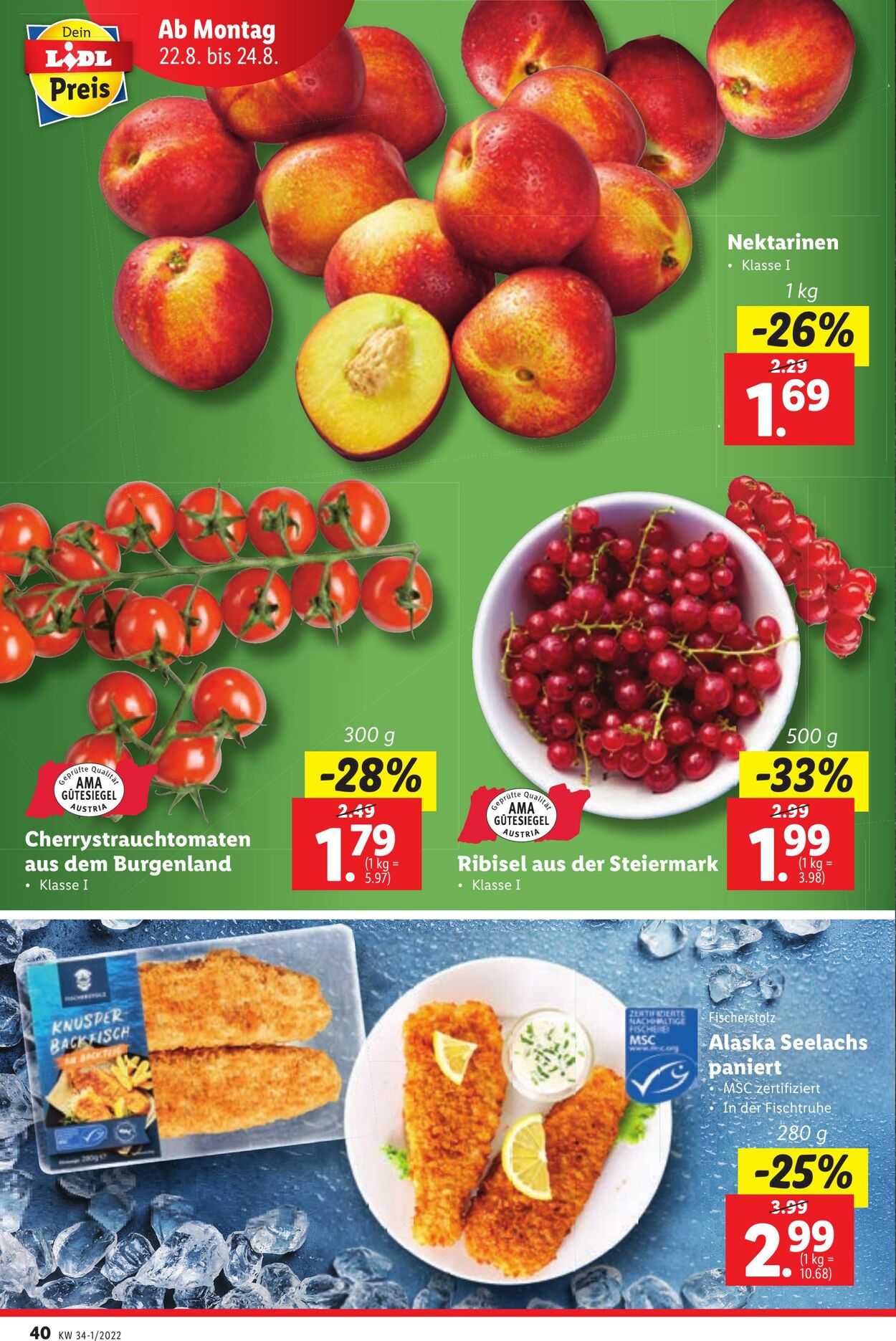 Prospekt Lidl 18.08.2022 - 24.08.2022