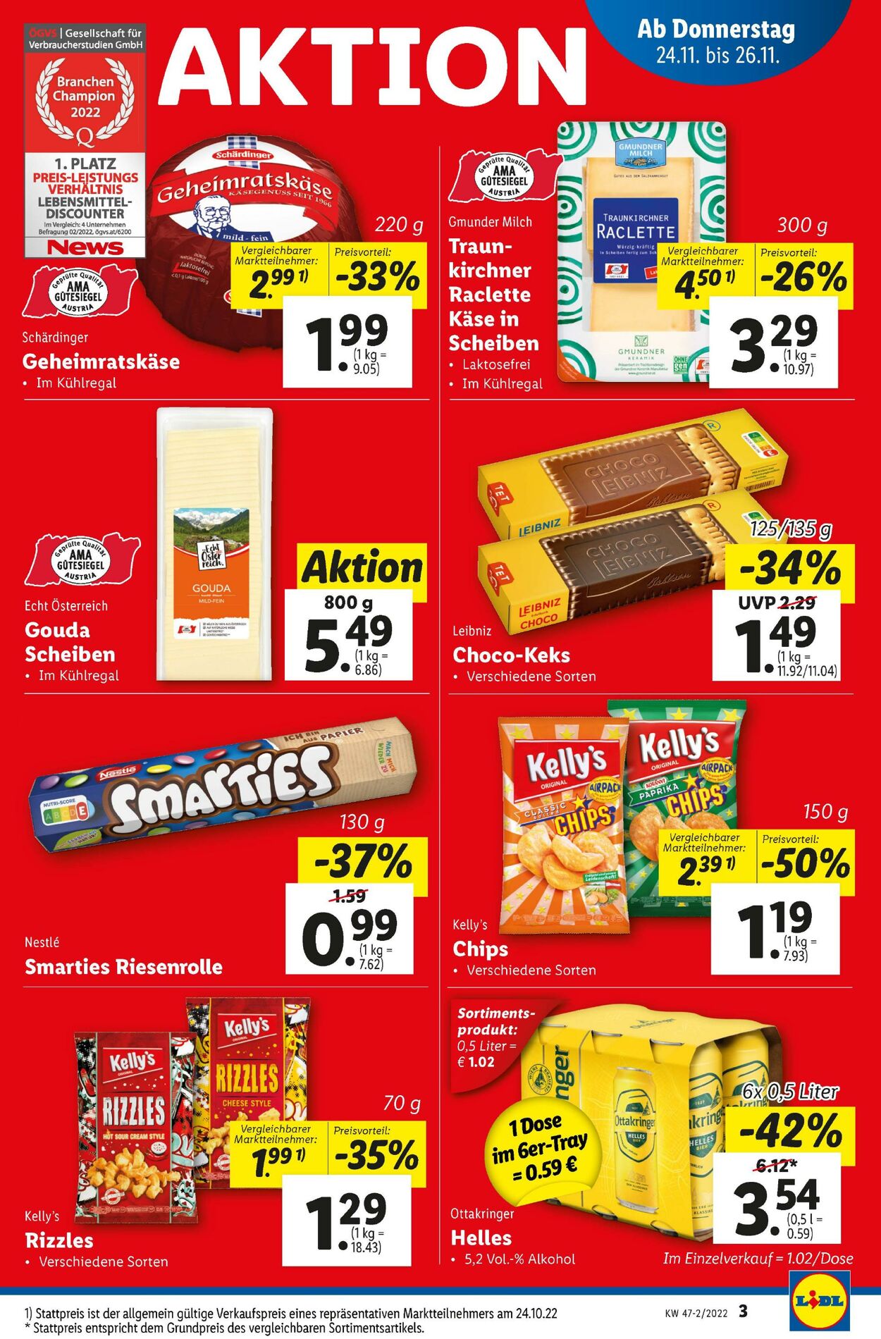 Prospekt Lidl 24.11.2022 - 30.11.2022