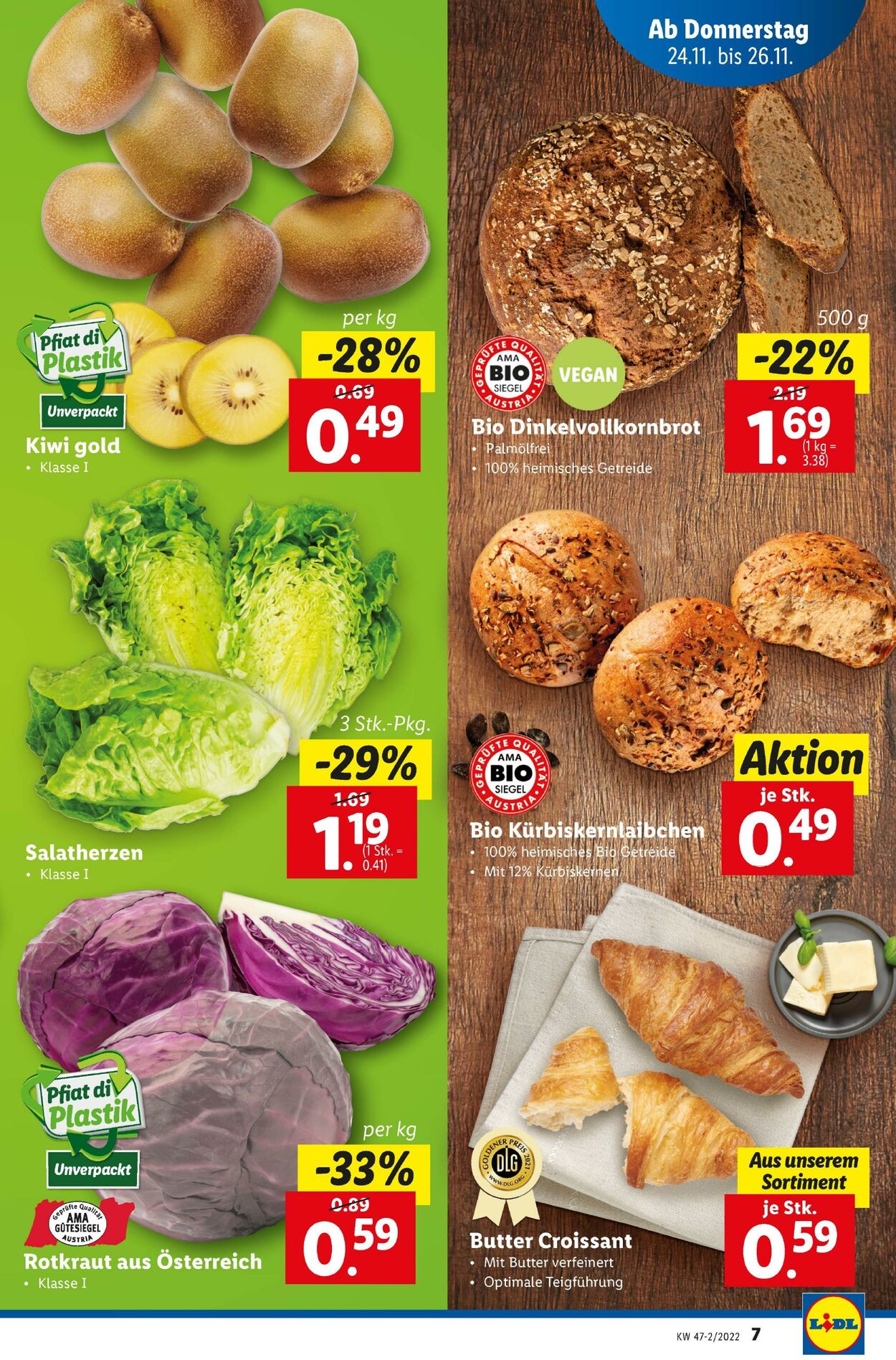 Prospekt Lidl 24.11.2022 - 30.11.2022