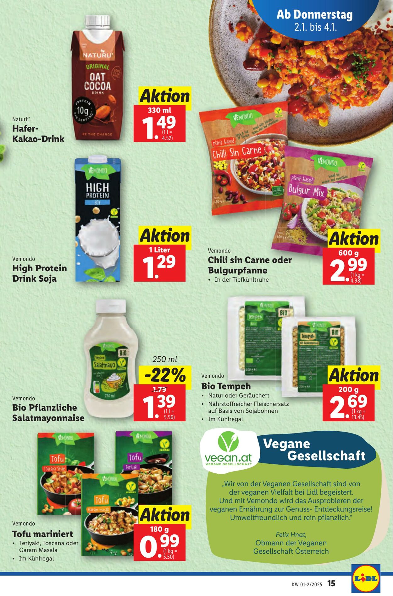 Prospekt Lidl 30.12.2024 - 31.12.2024