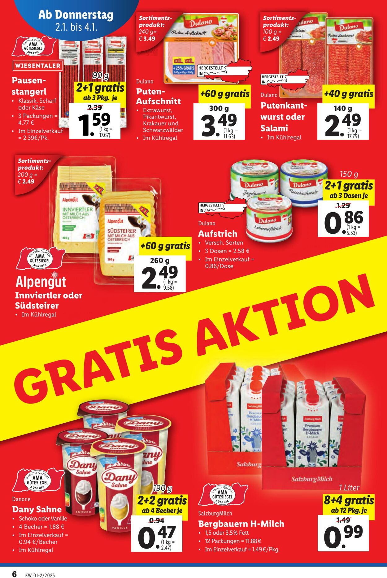 Prospekt Lidl 30.12.2024 - 31.12.2024