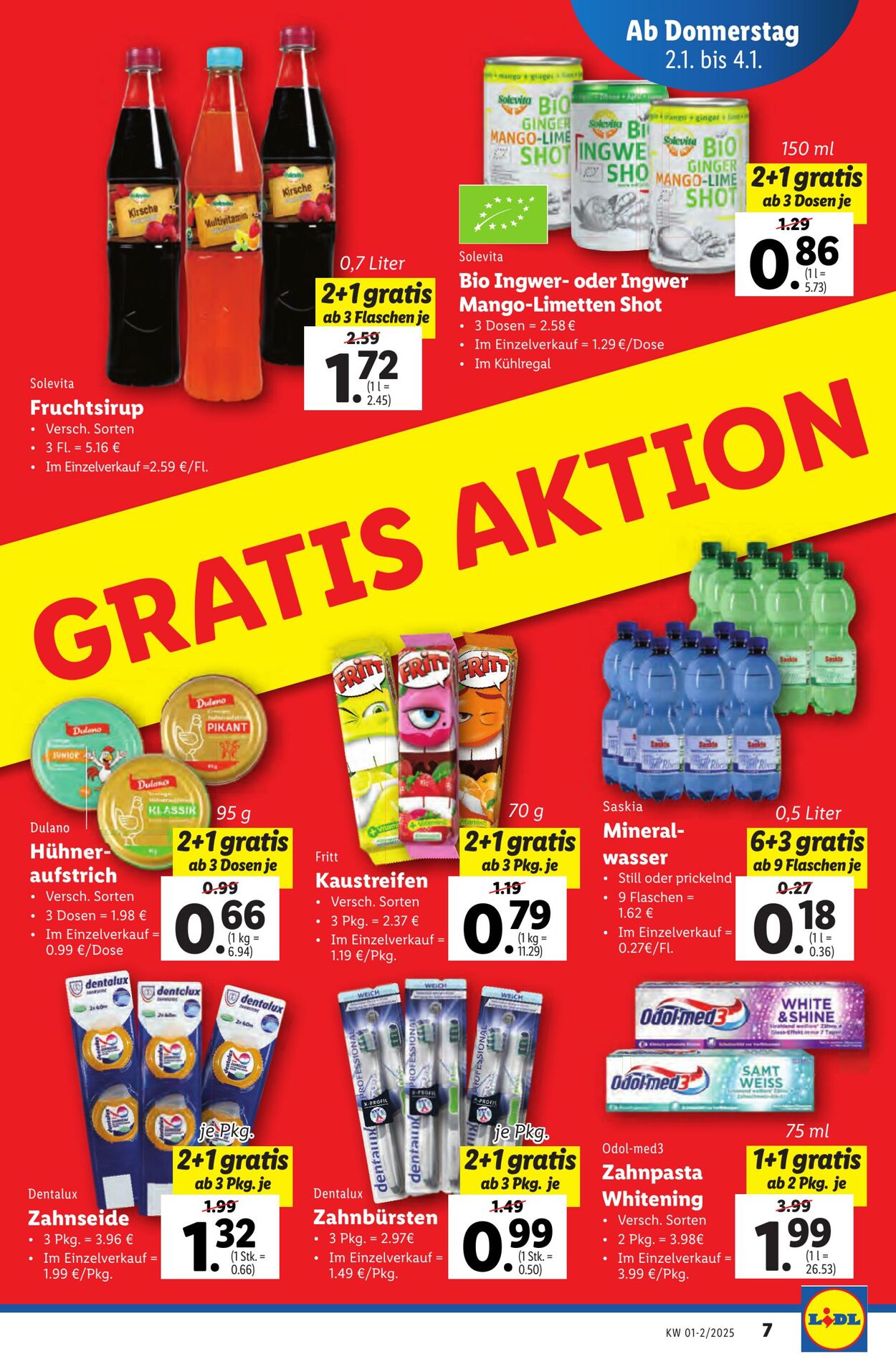 Prospekt Lidl 30.12.2024 - 31.12.2024