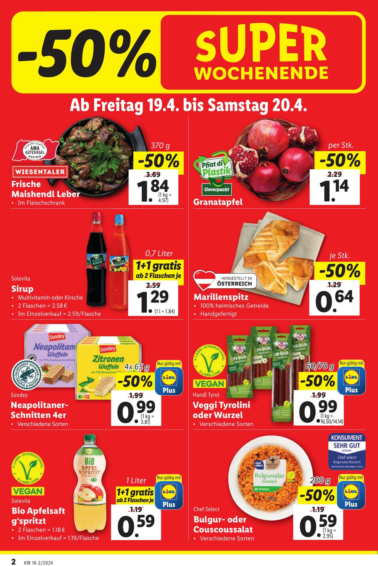 Prospekt Lidl 18.04.2024 - 24.04.2024