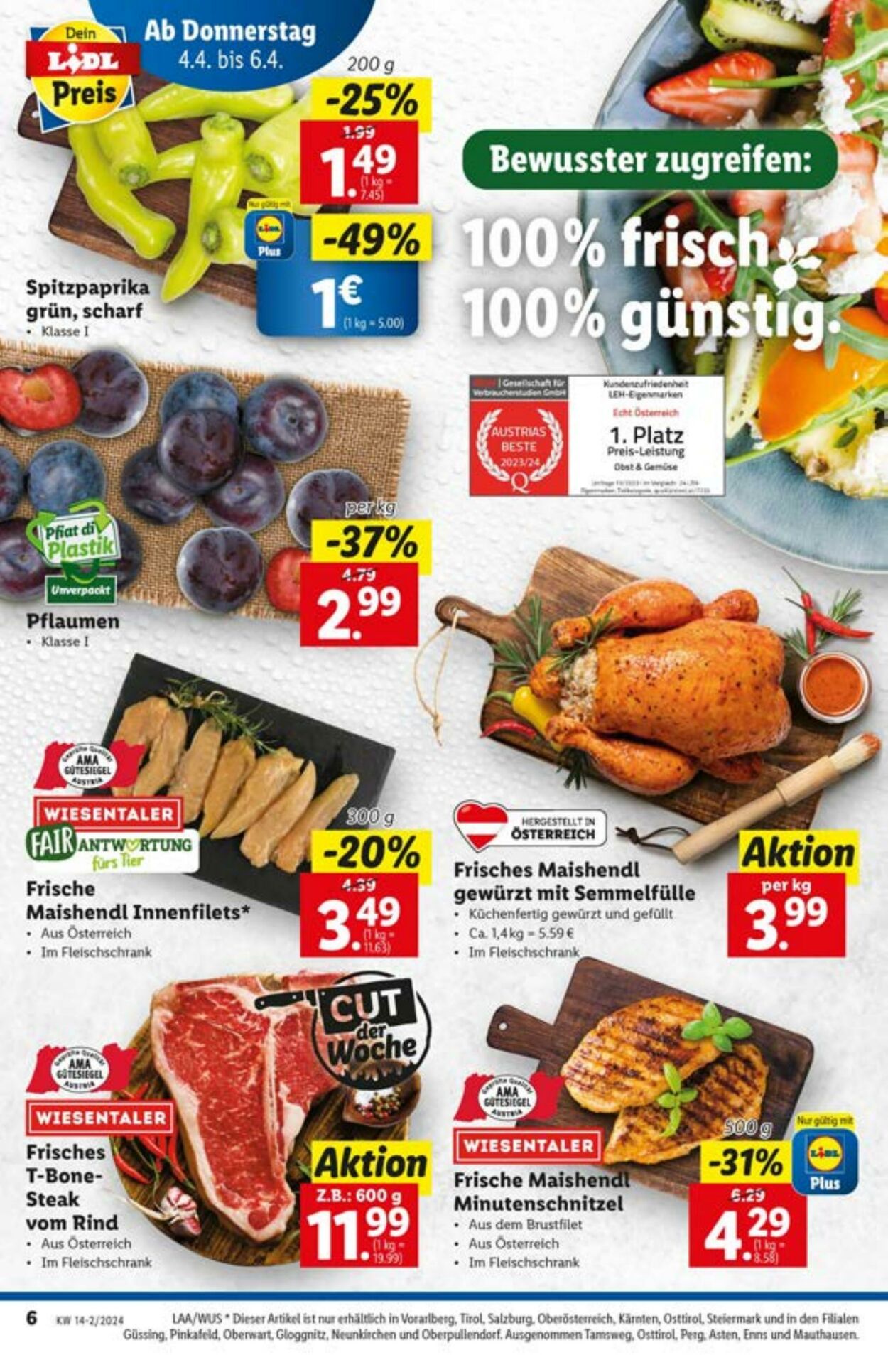 Prospekt Lidl 04.04.2024 - 06.04.2024