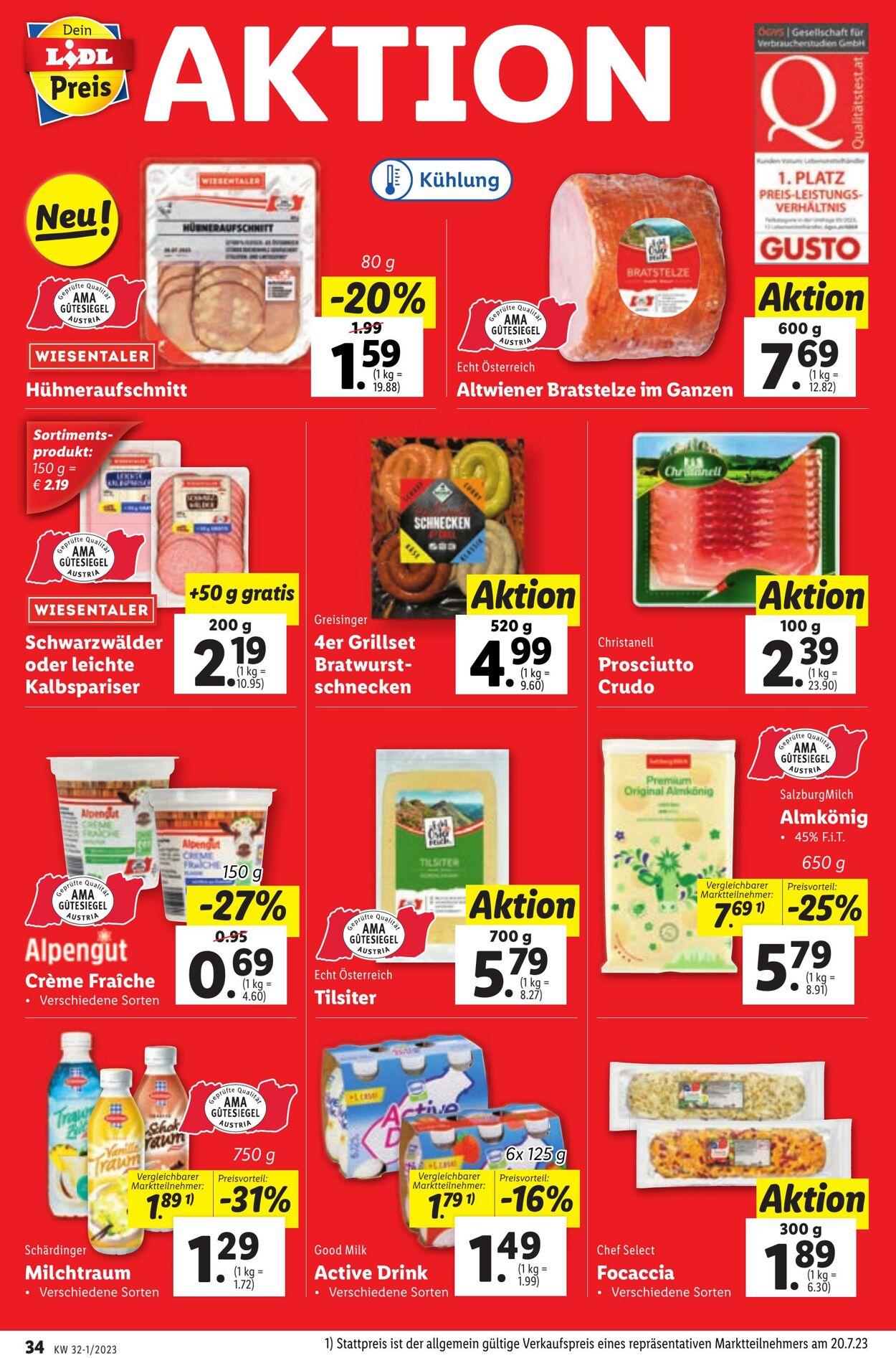 Prospekt Lidl 03.08.2023 - 05.08.2023