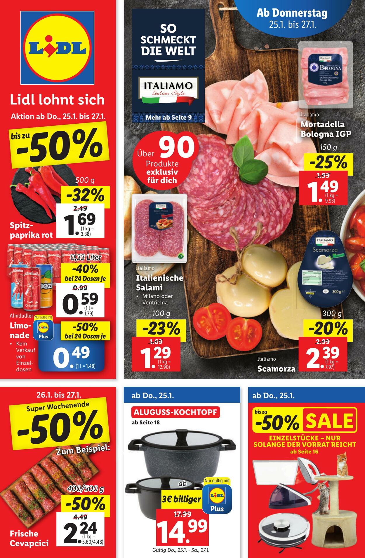 Prospekt Lidl 25.01.2024 - 31.01.2024