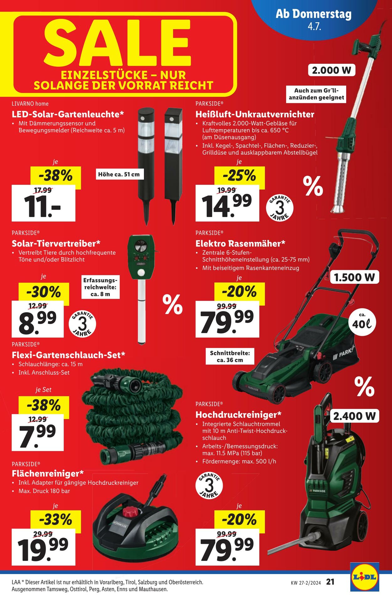 Prospekt Lidl 04.07.2024 - 10.07.2024