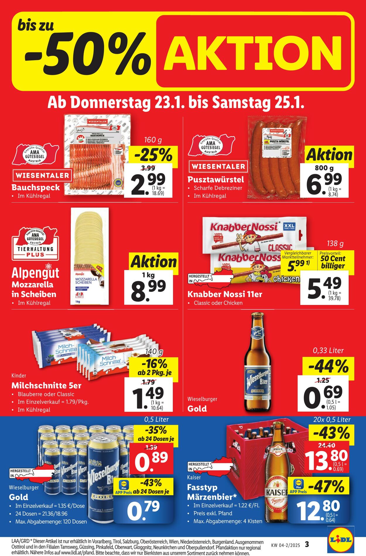 Prospekt Lidl 23.01.2025 - 29.01.2025