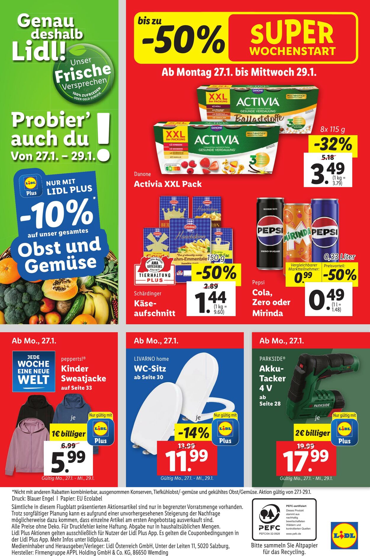 Prospekt Lidl 23.01.2025 - 29.01.2025