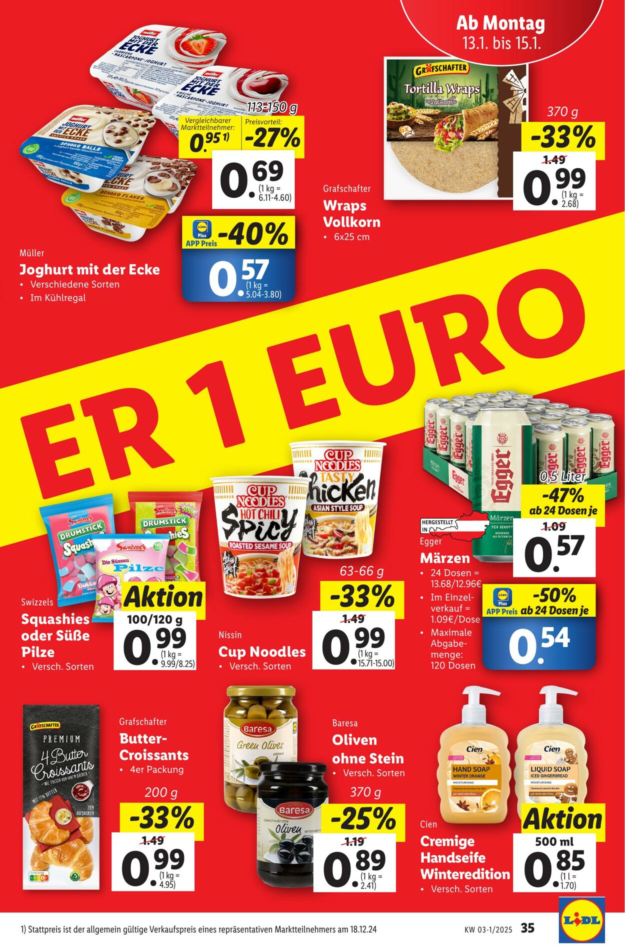 Prospekt Lidl 09.01.2025 - 15.01.2025