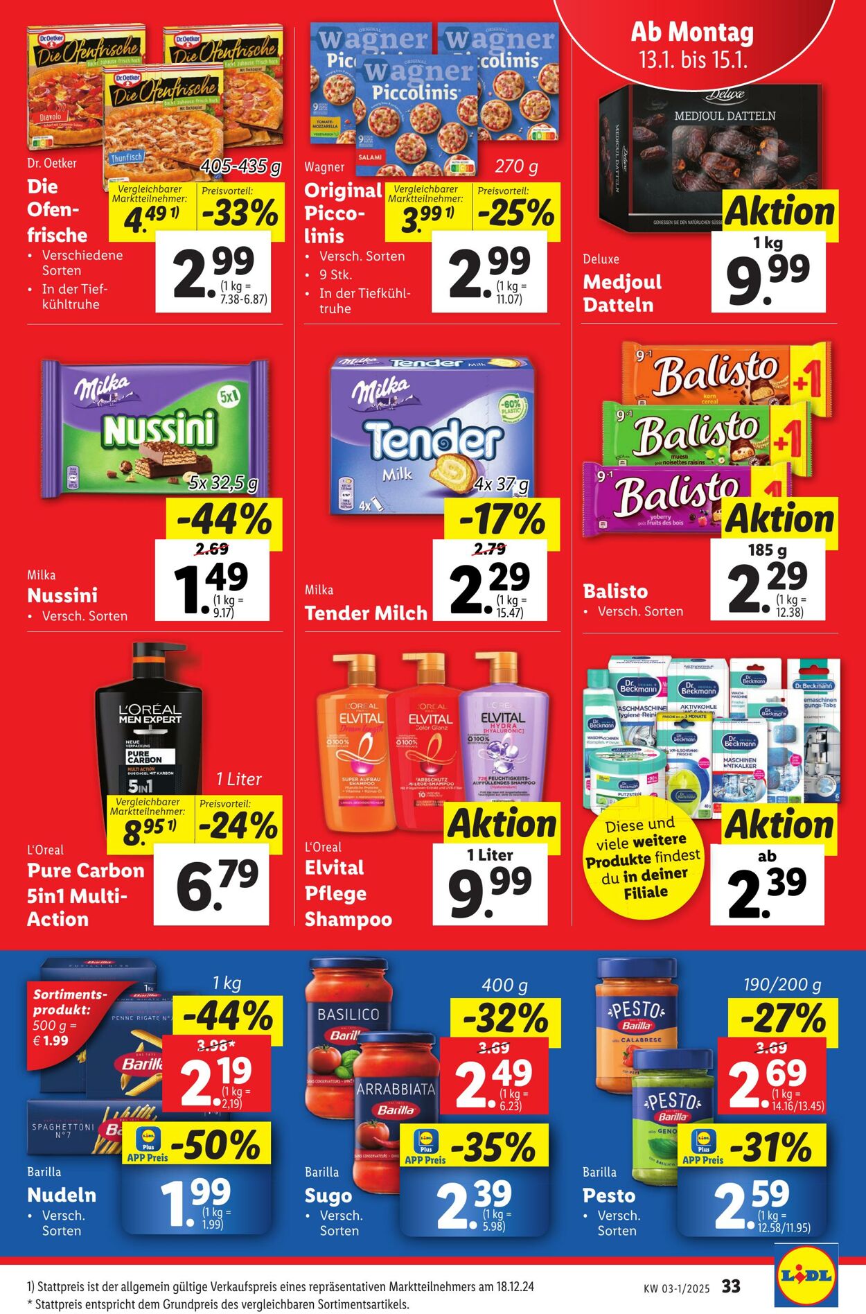 Prospekt Lidl 09.01.2025 - 15.01.2025