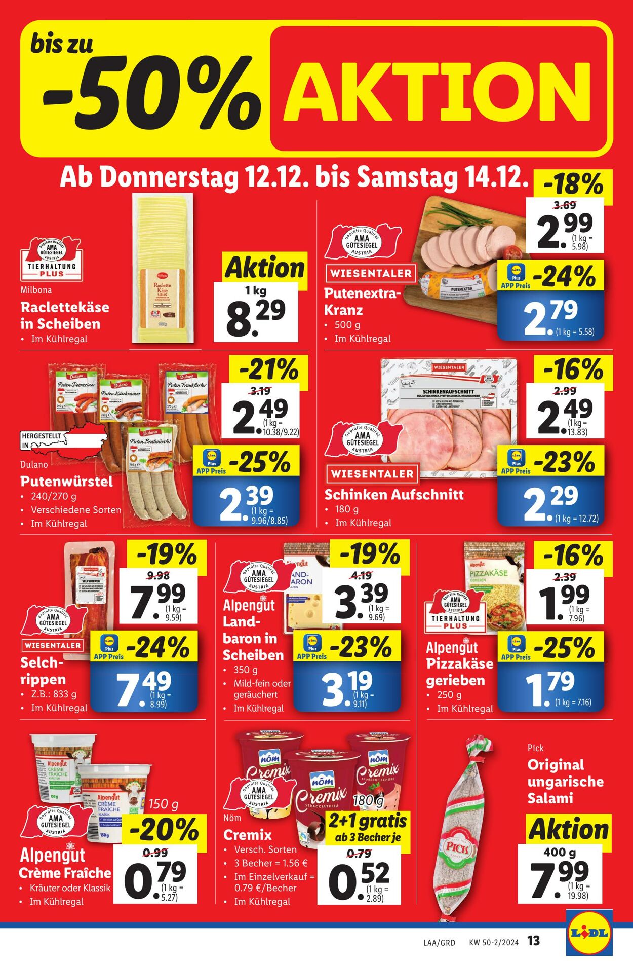 Prospekt Lidl 12.12.2024 - 18.12.2024