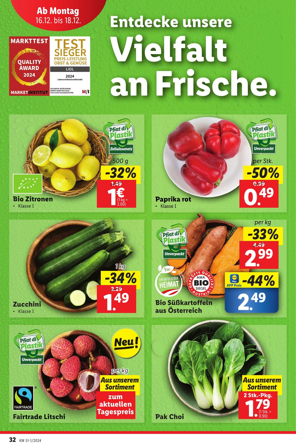 Prospekt Lidl 12.12.2024 - 18.12.2024