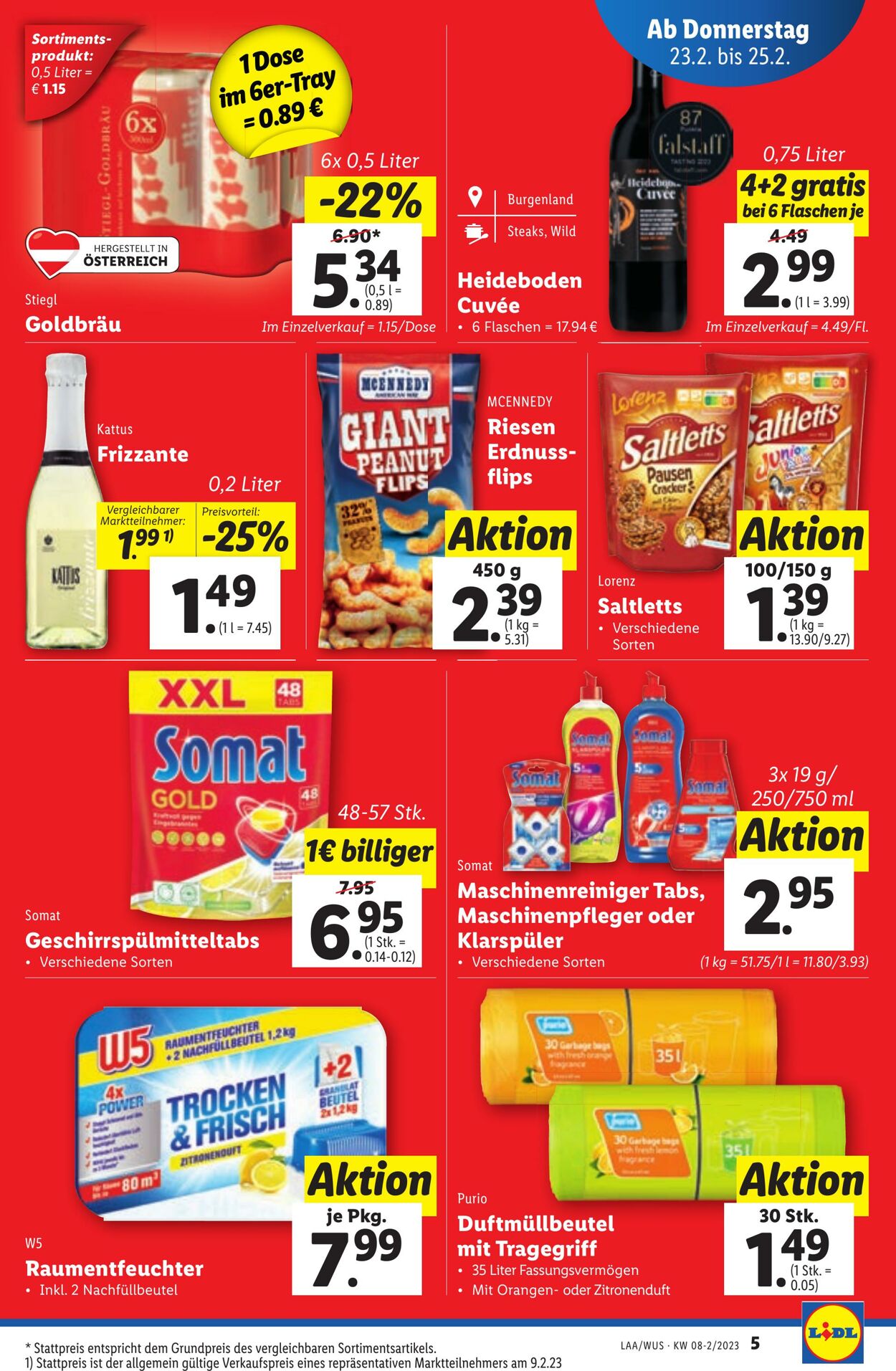 Prospekt Lidl 23.02.2023 - 01.03.2023