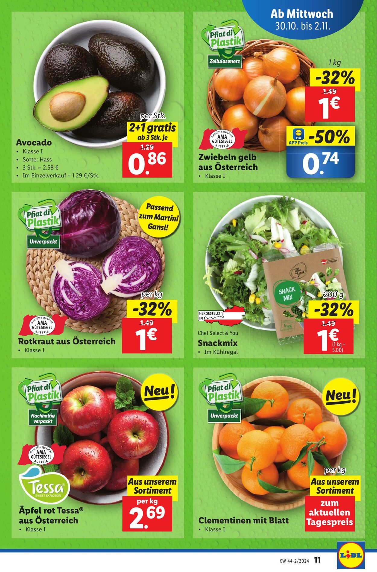 Prospekt Lidl 30.10.2024 - 06.11.2024