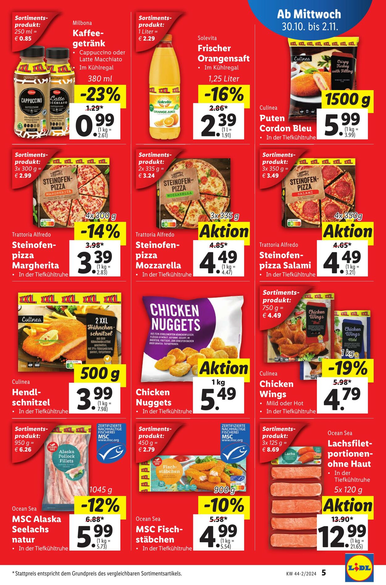 Prospekt Lidl 30.10.2024 - 06.11.2024