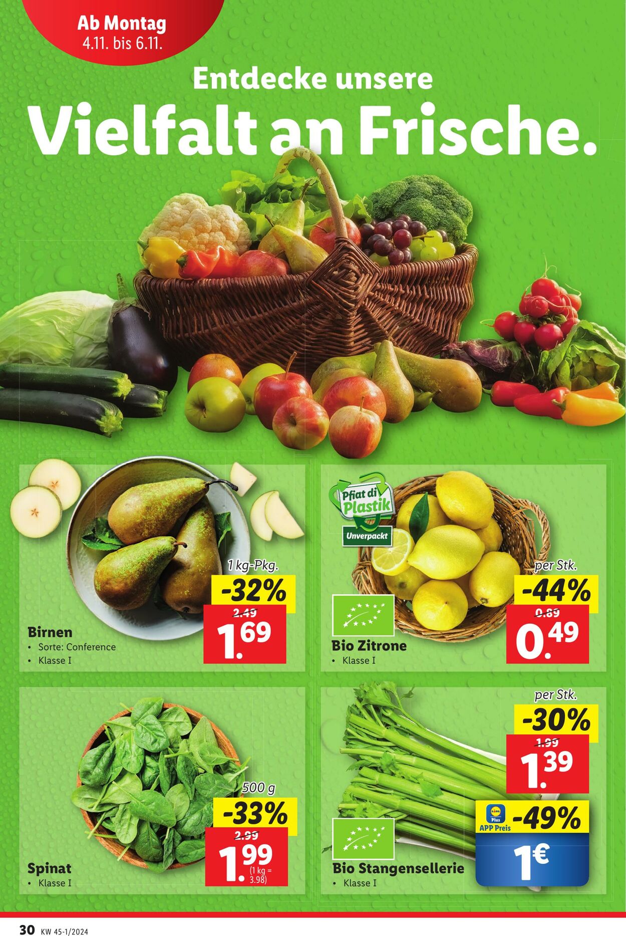 Prospekt Lidl 30.10.2024 - 06.11.2024