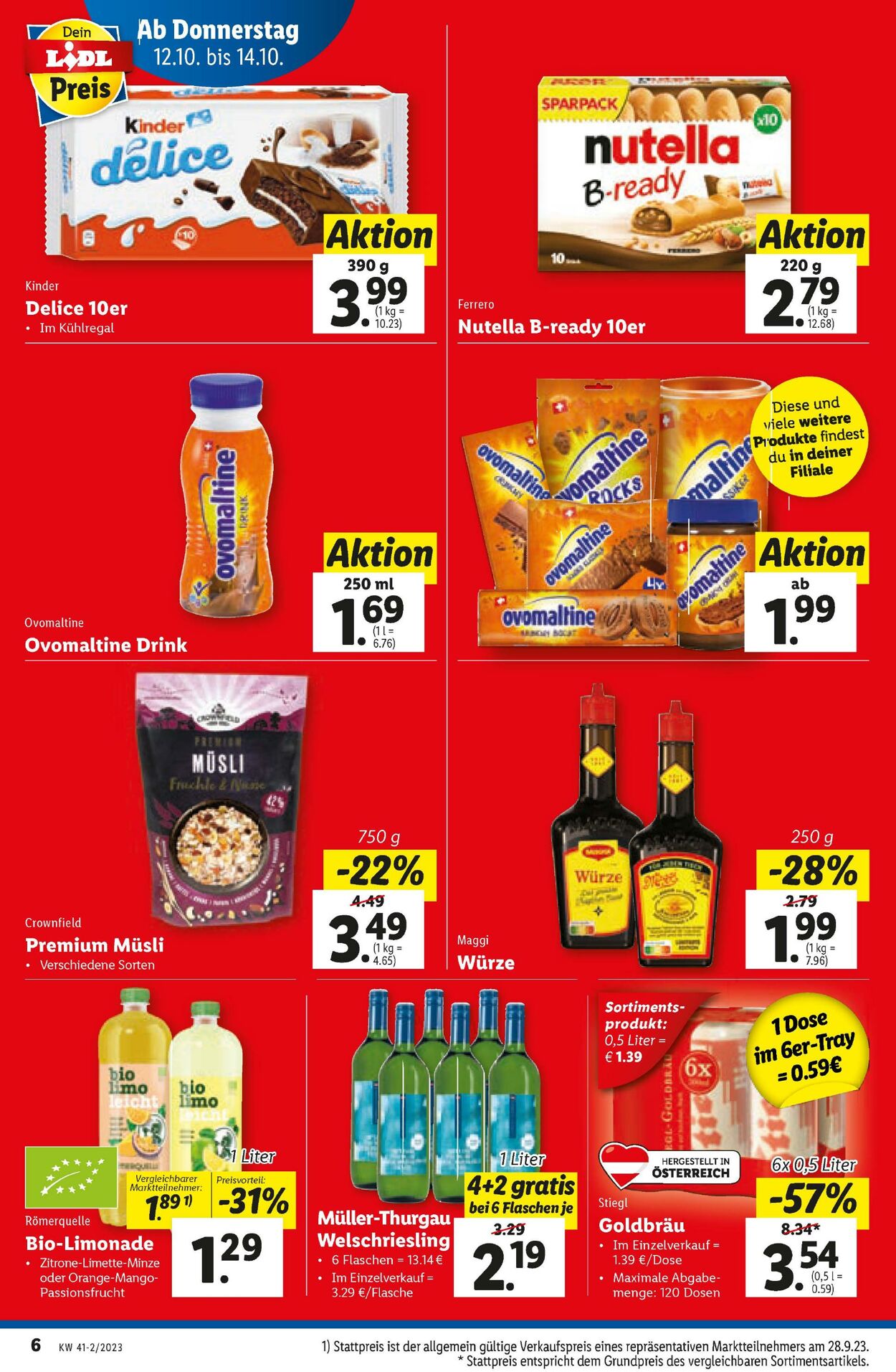 Prospekt Lidl 12.10.2023 - 18.10.2023