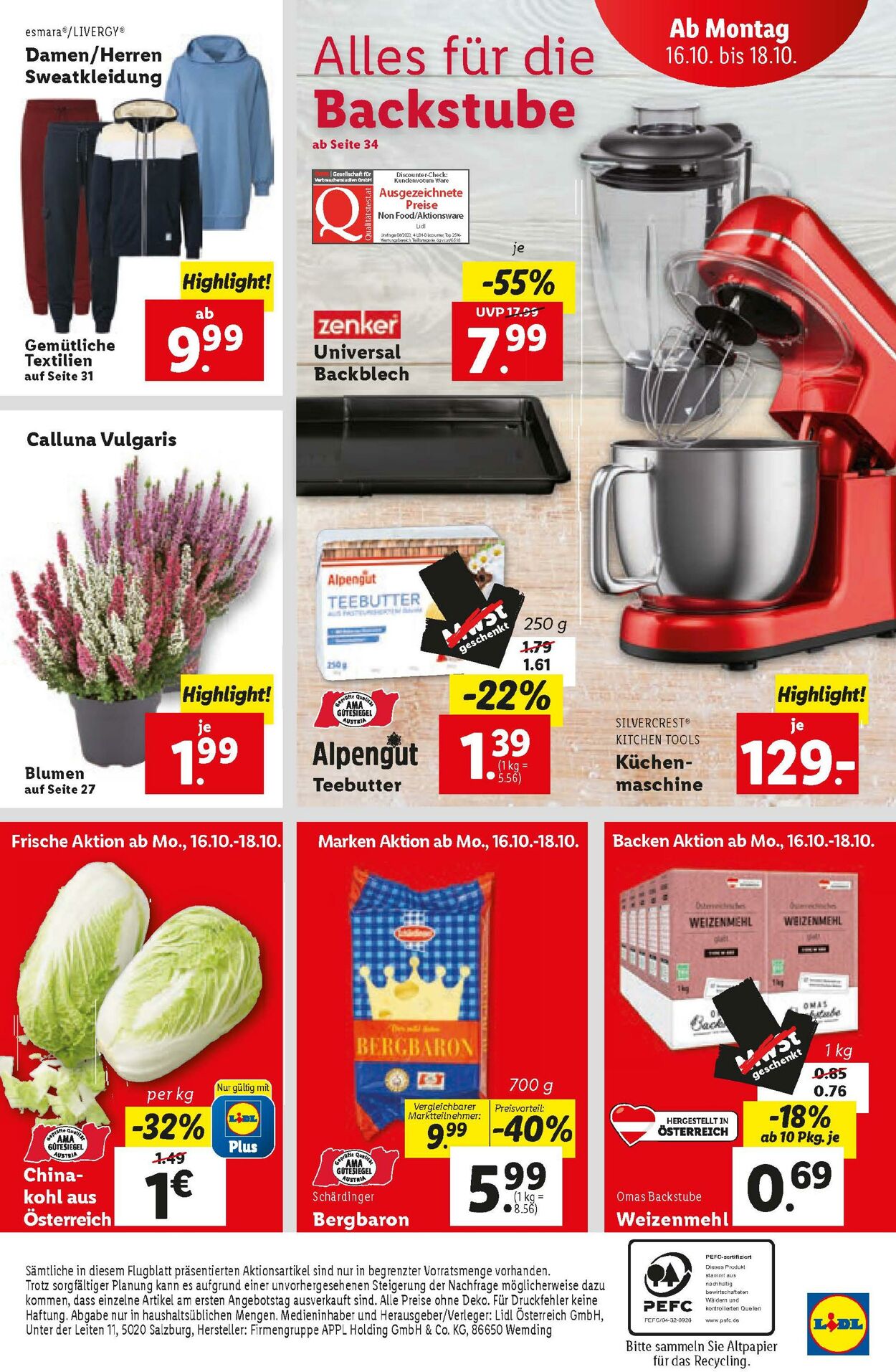 Prospekt Lidl 12.10.2023 - 18.10.2023