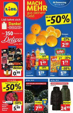 Prospekt Lidl 16.11.2023 - 18.11.2023