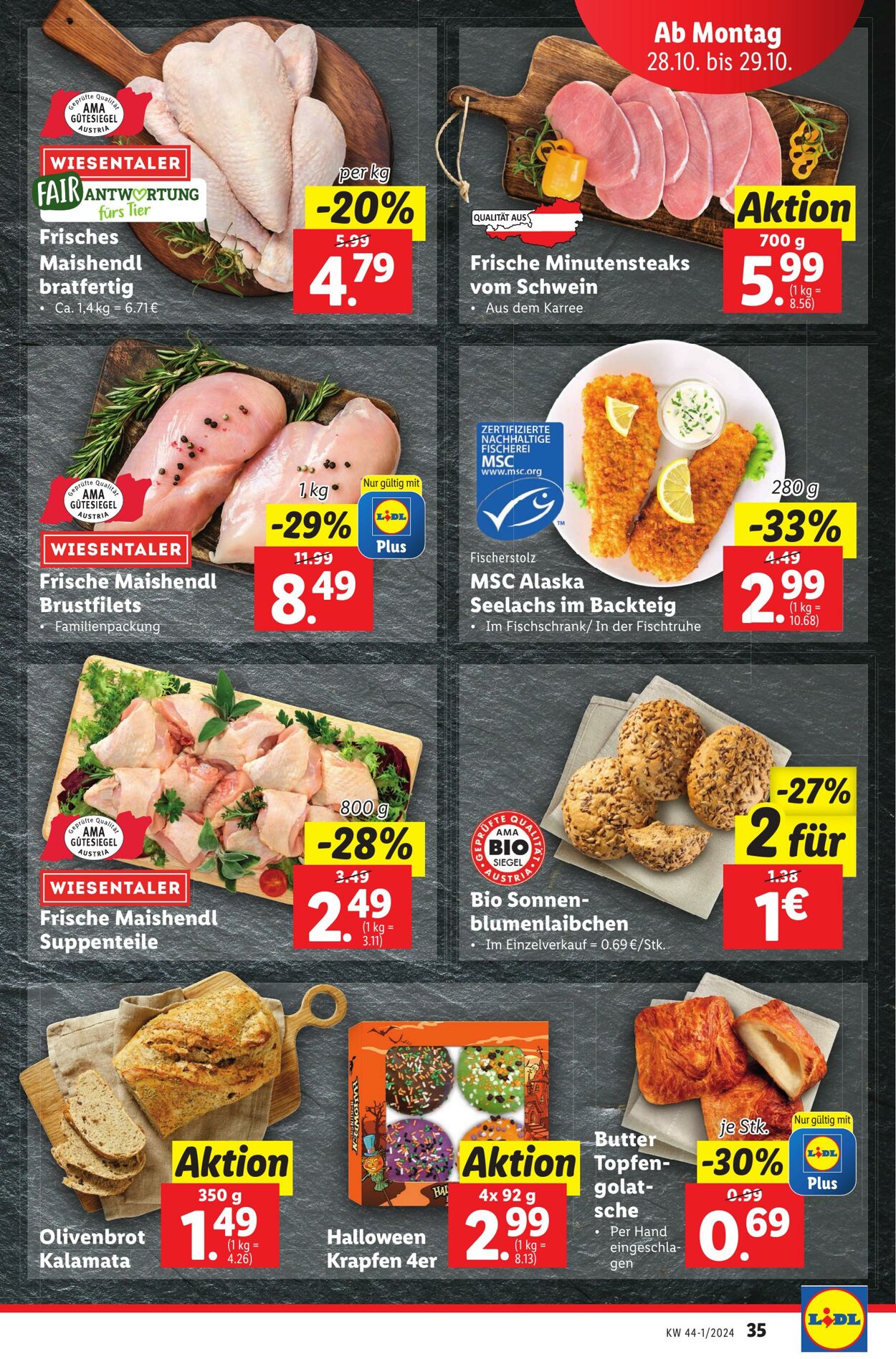 Prospekt Lidl 23.10.2024 - 29.10.2024