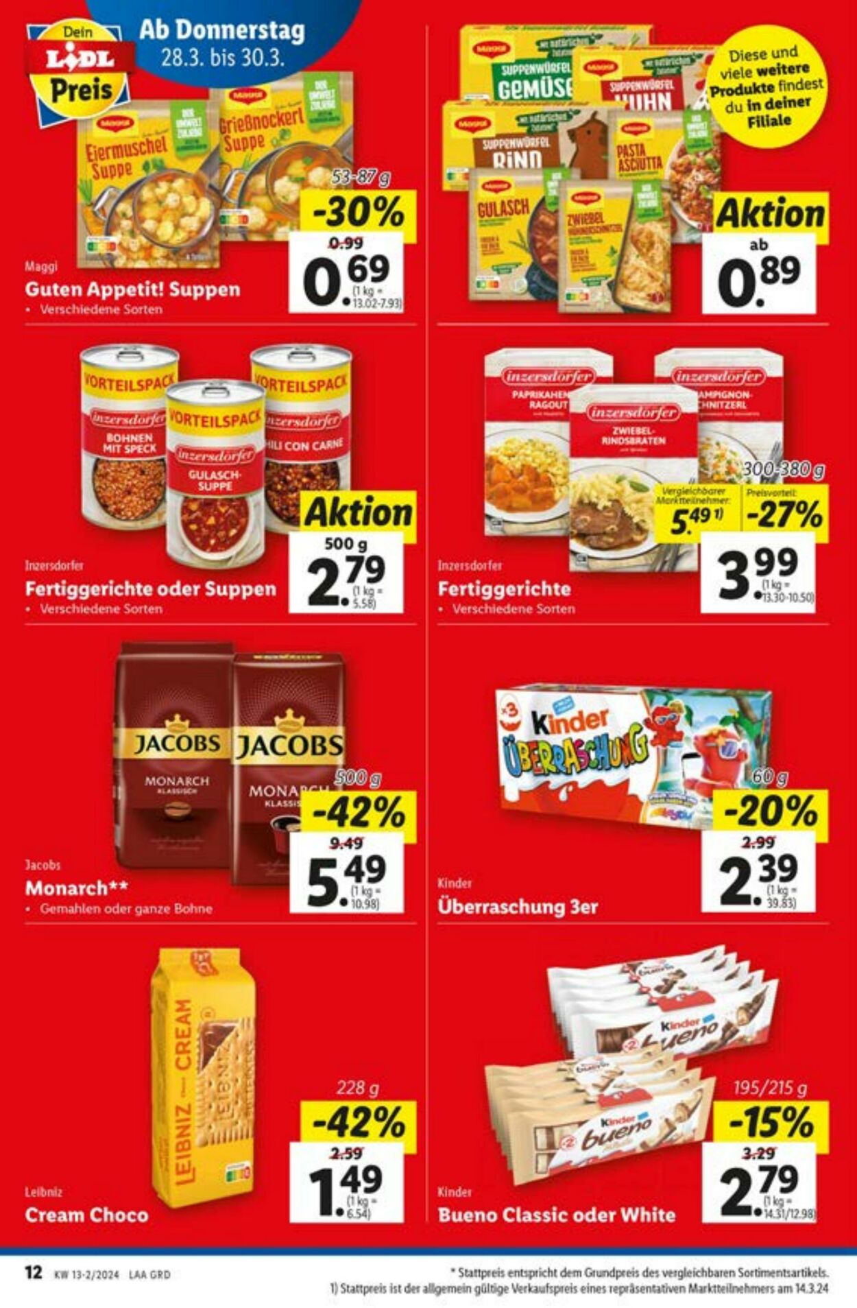 Prospekt Lidl 28.03.2024 - 03.04.2024