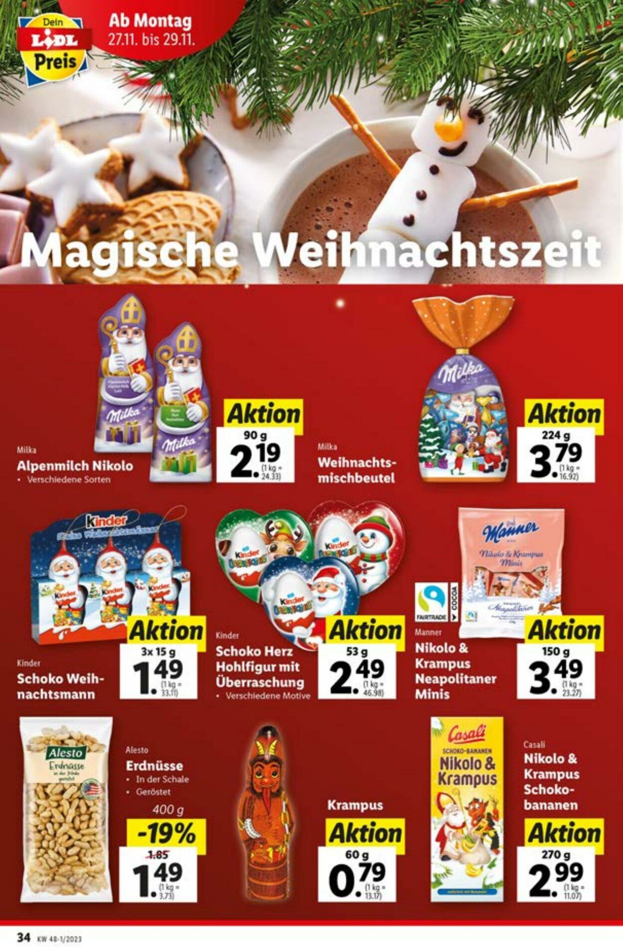 Prospekt Lidl 23.11.2023 - 29.11.2023