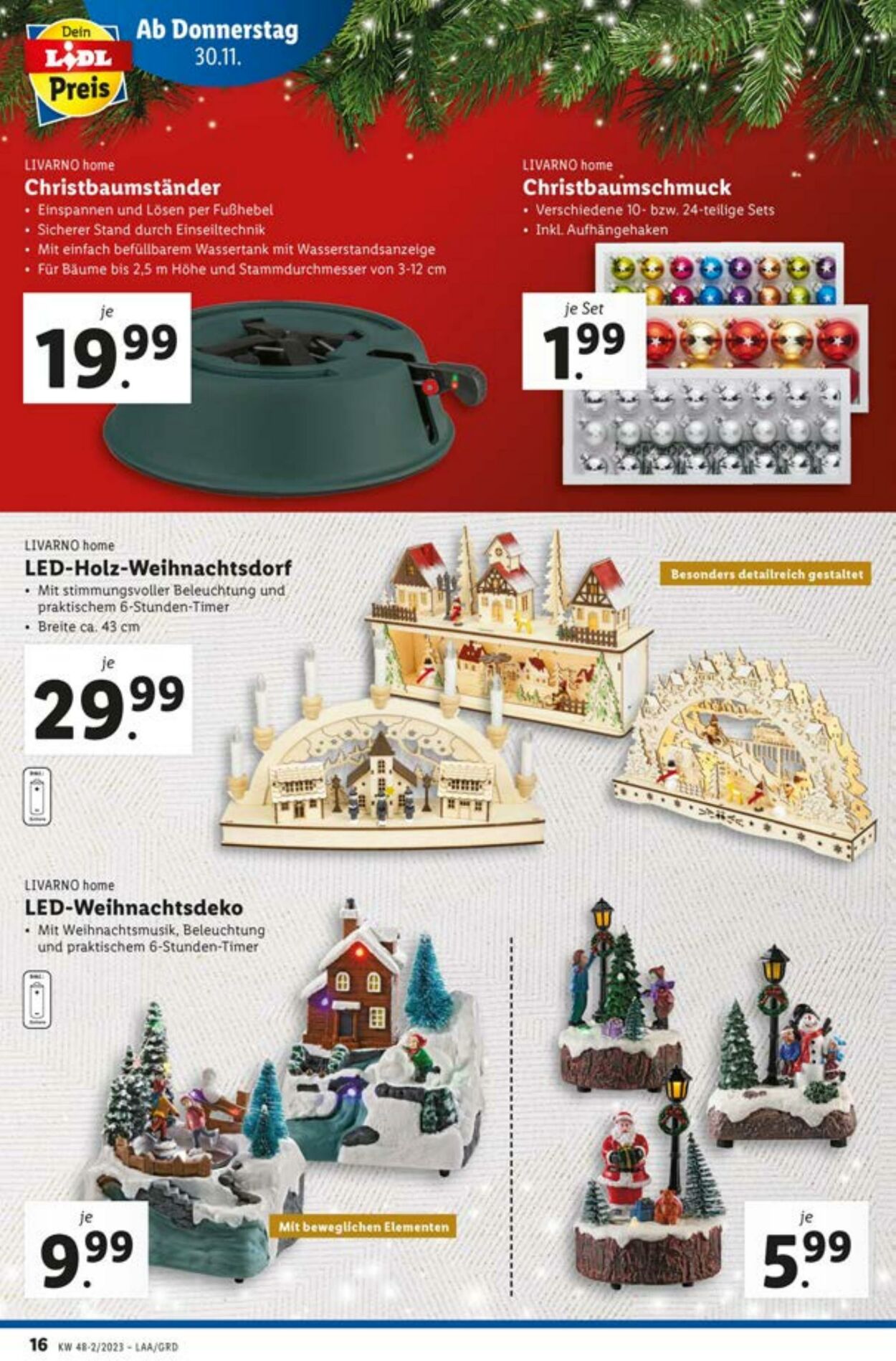 Prospekt Lidl 30.11.2023 - 05.12.2023