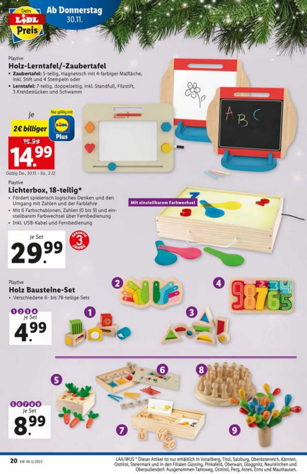 Prospekt Lidl 30.11.2023 - 05.12.2023